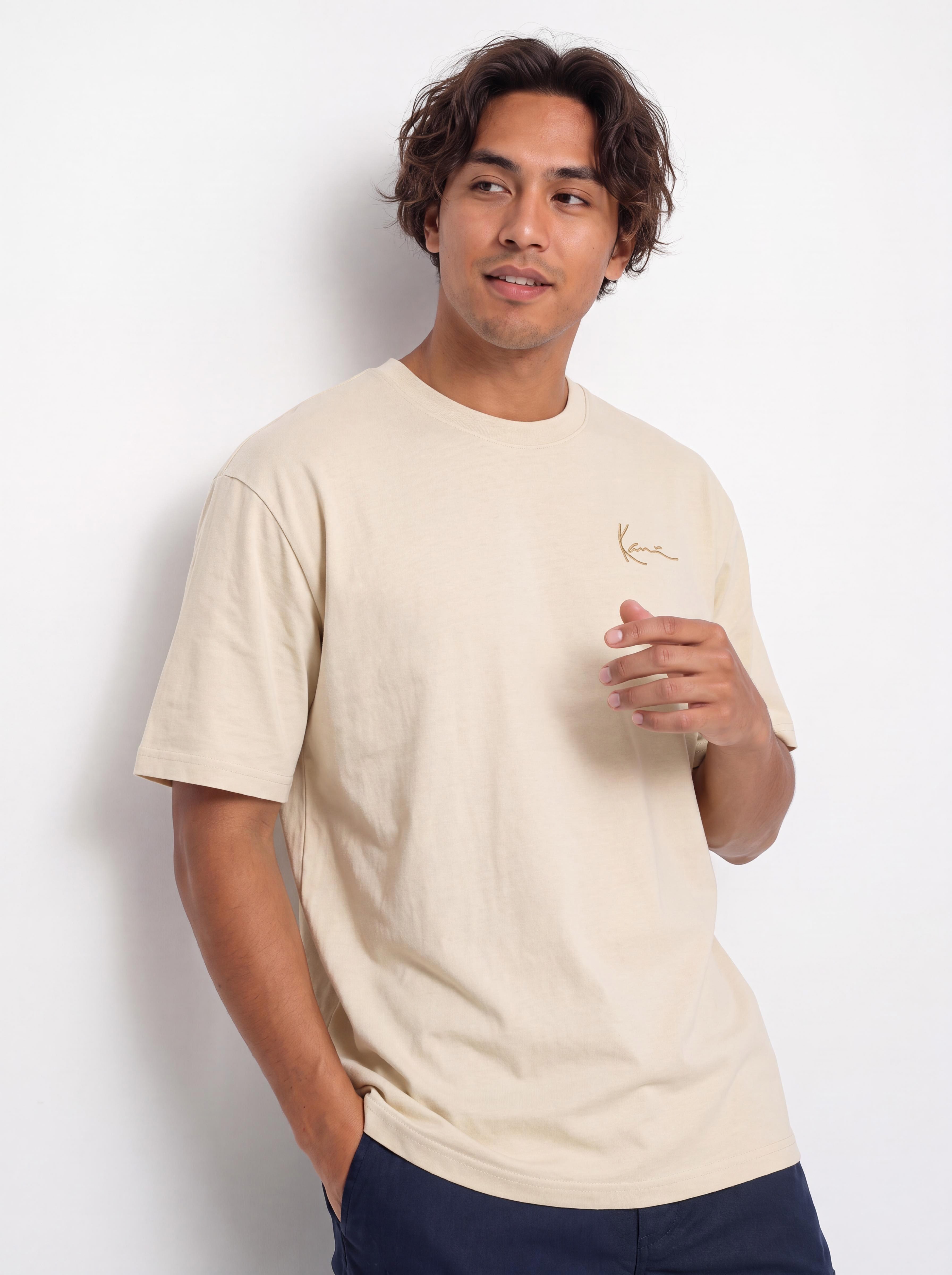 Tricou Karl Kani Slogan Boxy (beige)