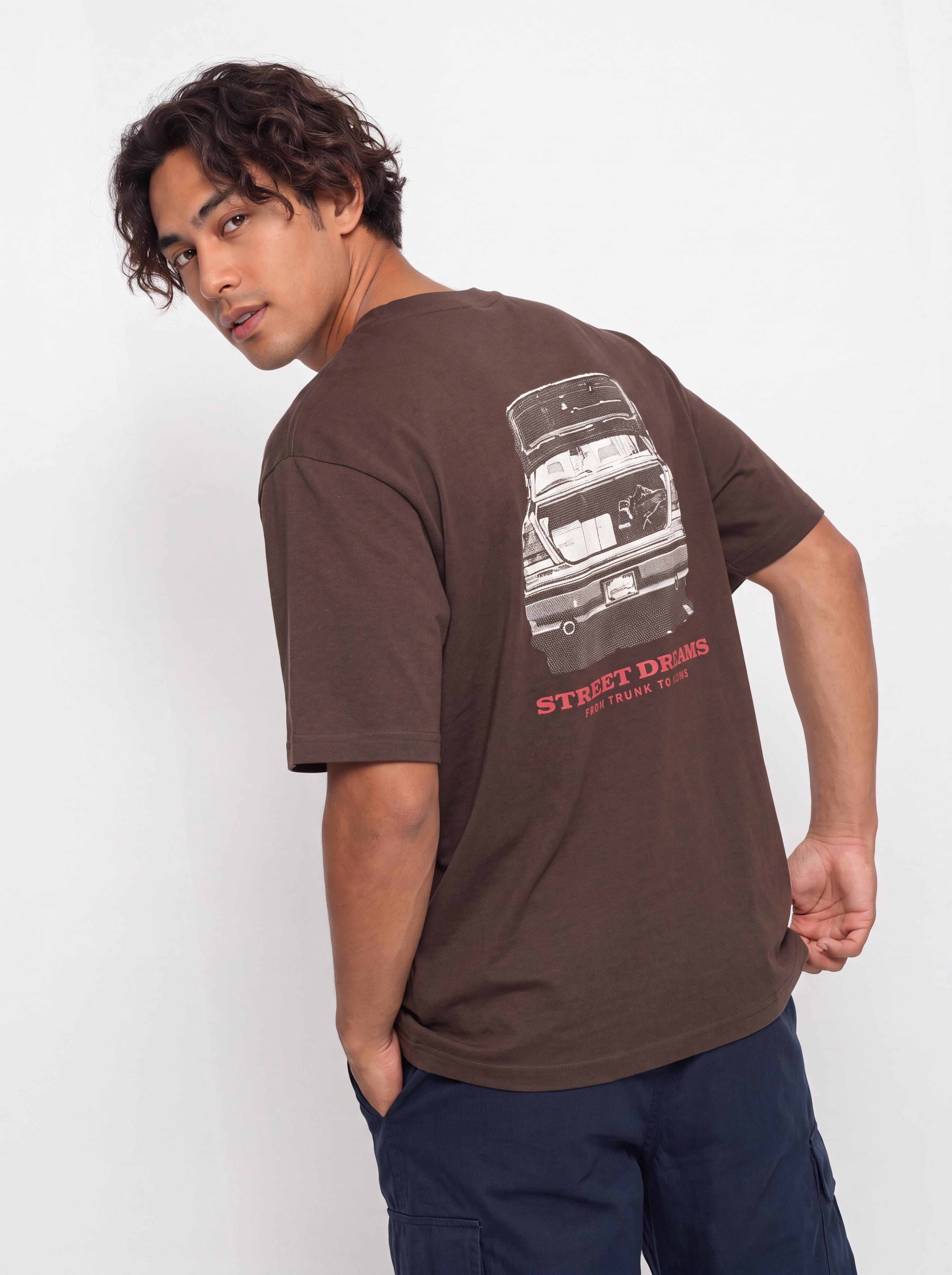 Tricou Karl Kani Slogan Boxy (brown)