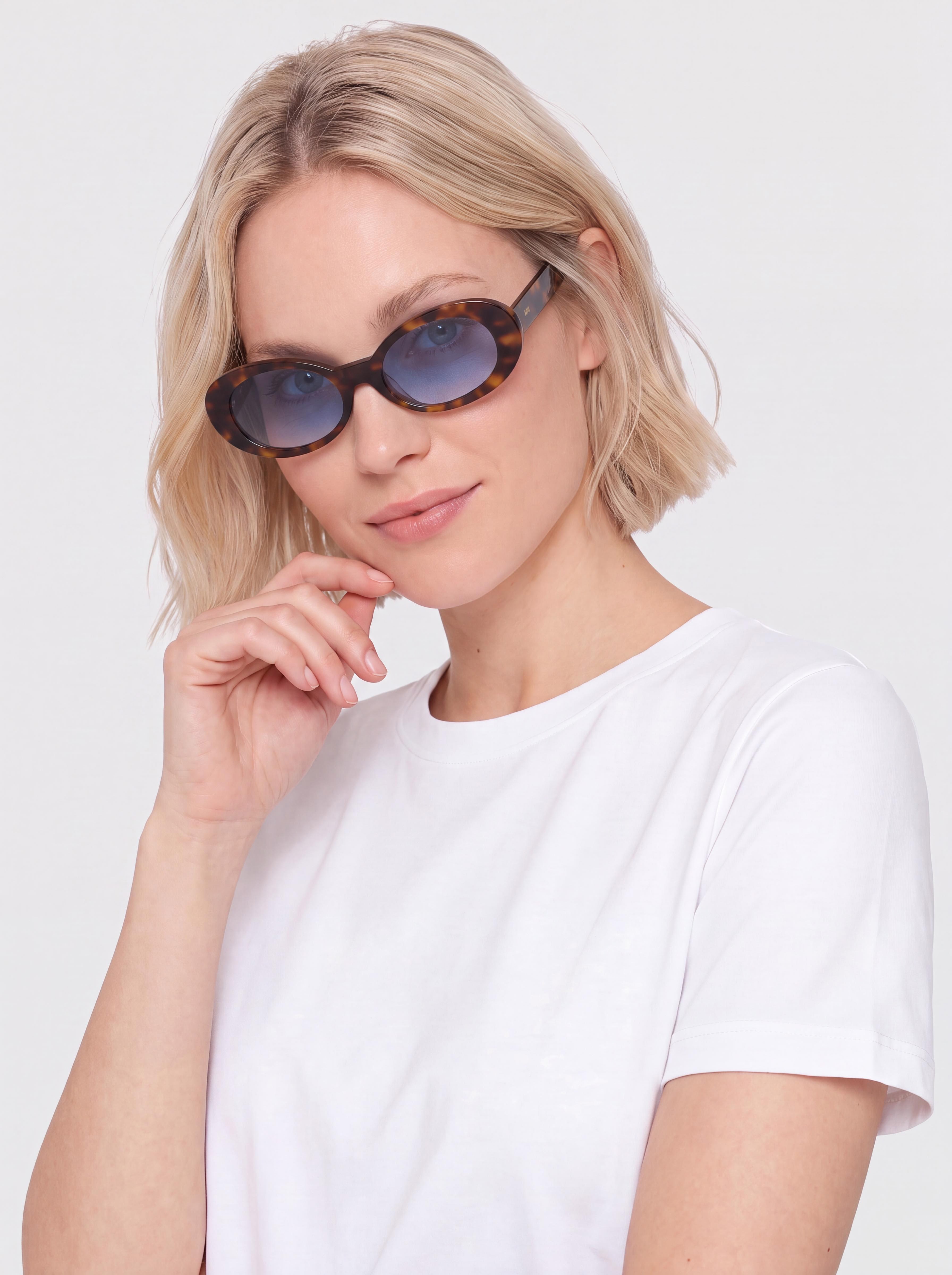 Ochelari de soare MessyWeekend Kurt (tortoise/blue)