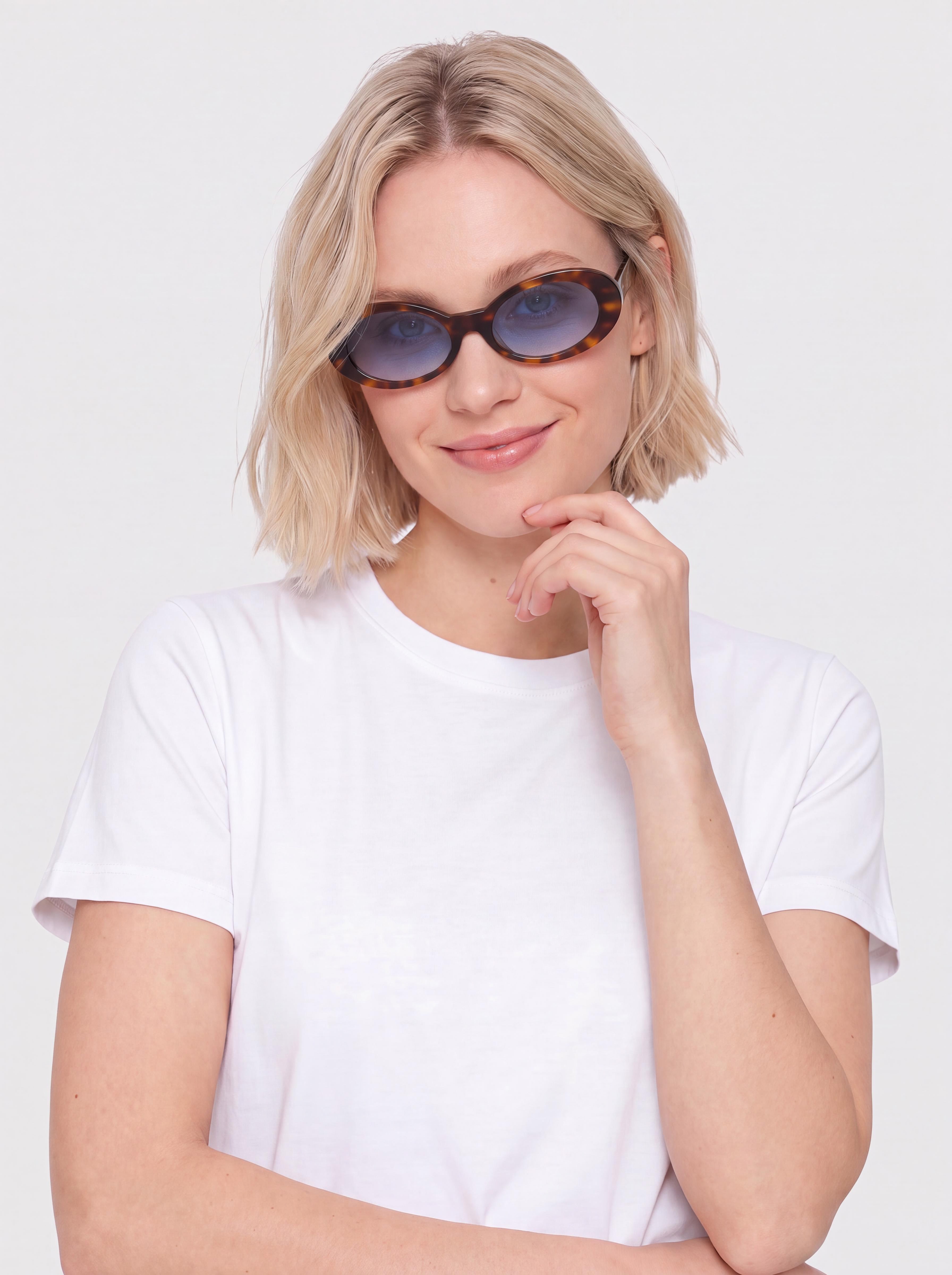 Ochelari de soare MessyWeekend Kurt (tortoise/blue)