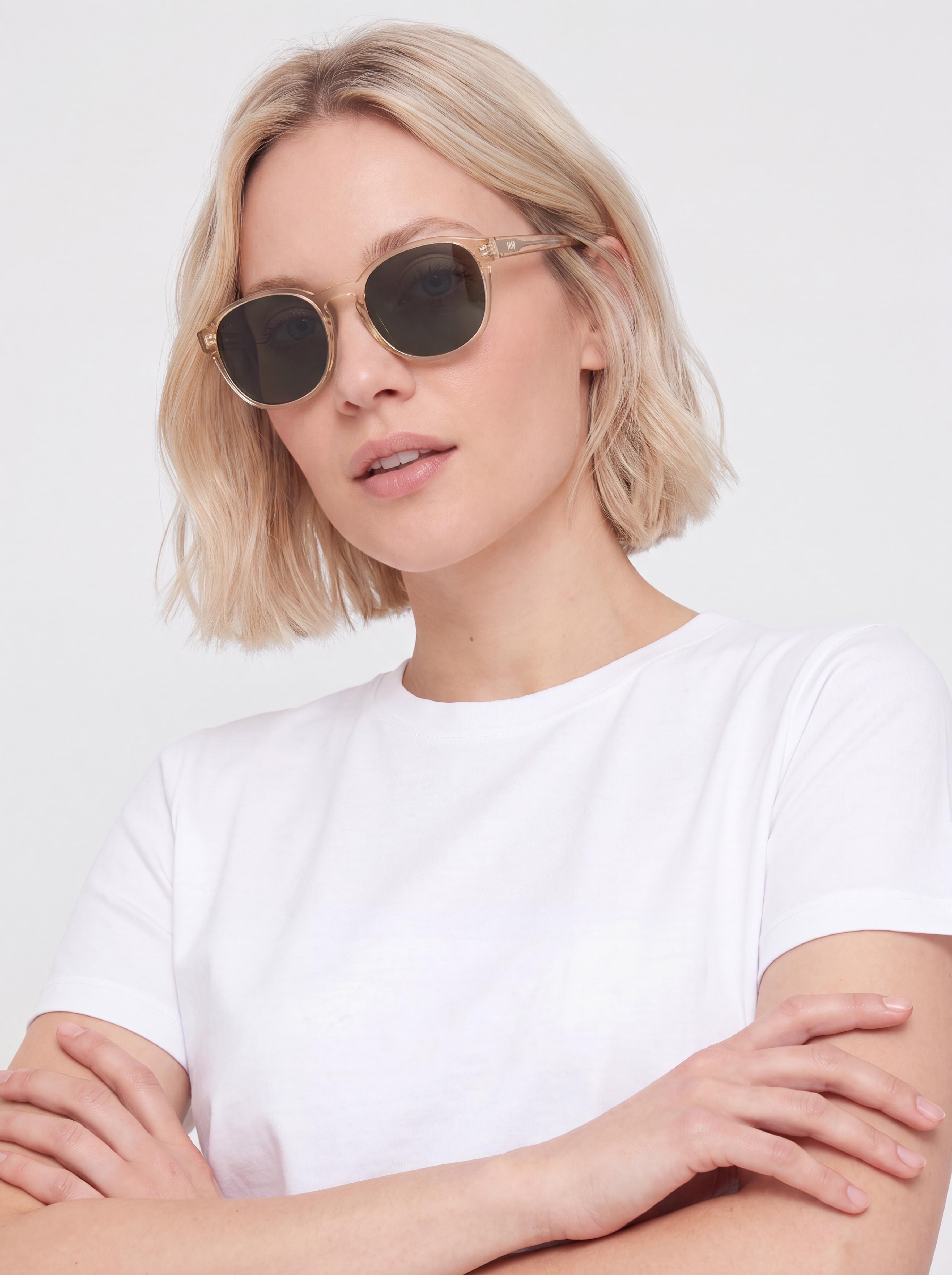 Ochelari de soare MessyWeekend Ryan (champagne/green)