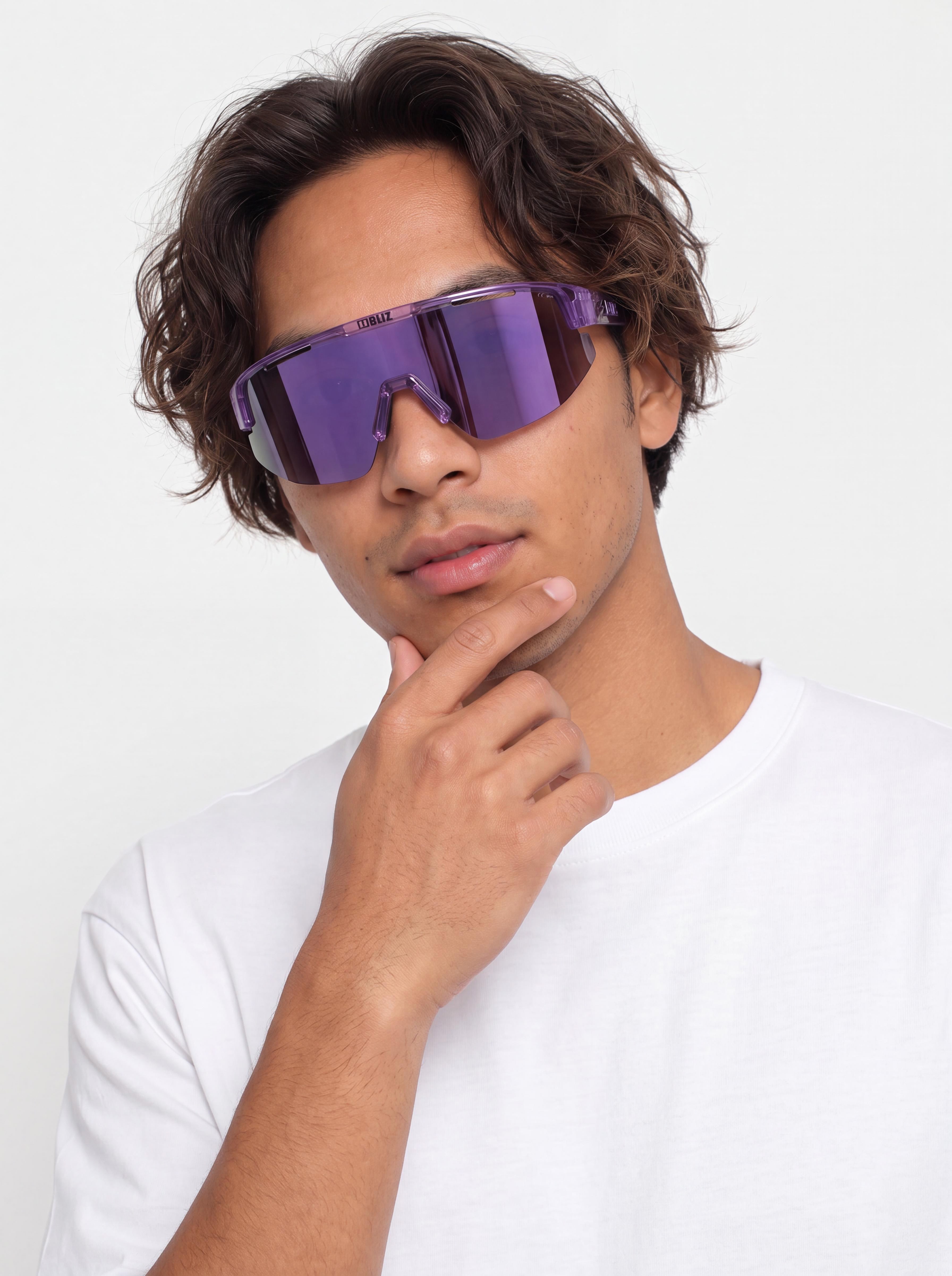 Ochelari de soare Bliz Matrix (transparant purple/smoke w purple multi)