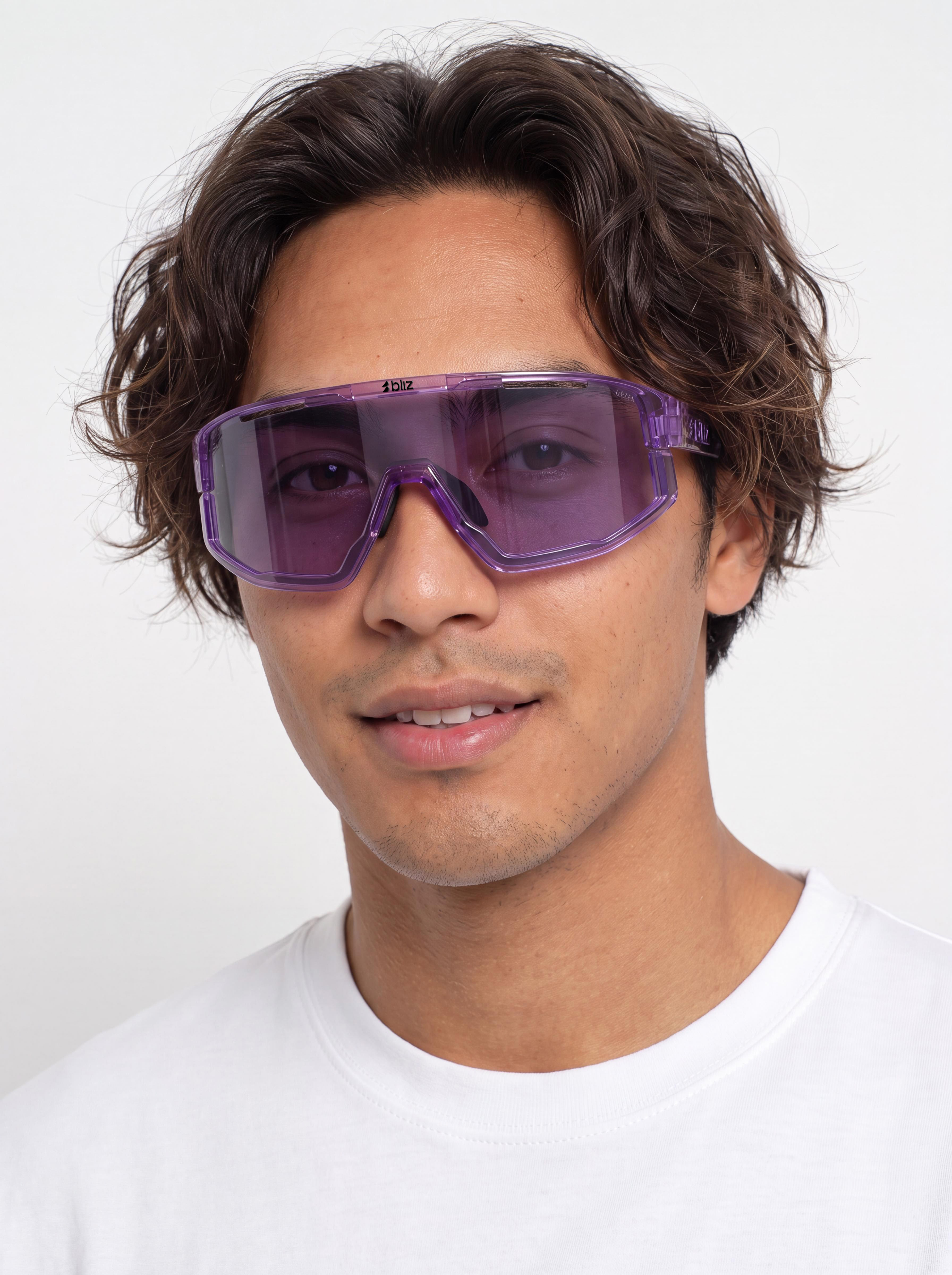 Ochelari de soare Bliz Matrix (transparant purple/smoke w purple multi)