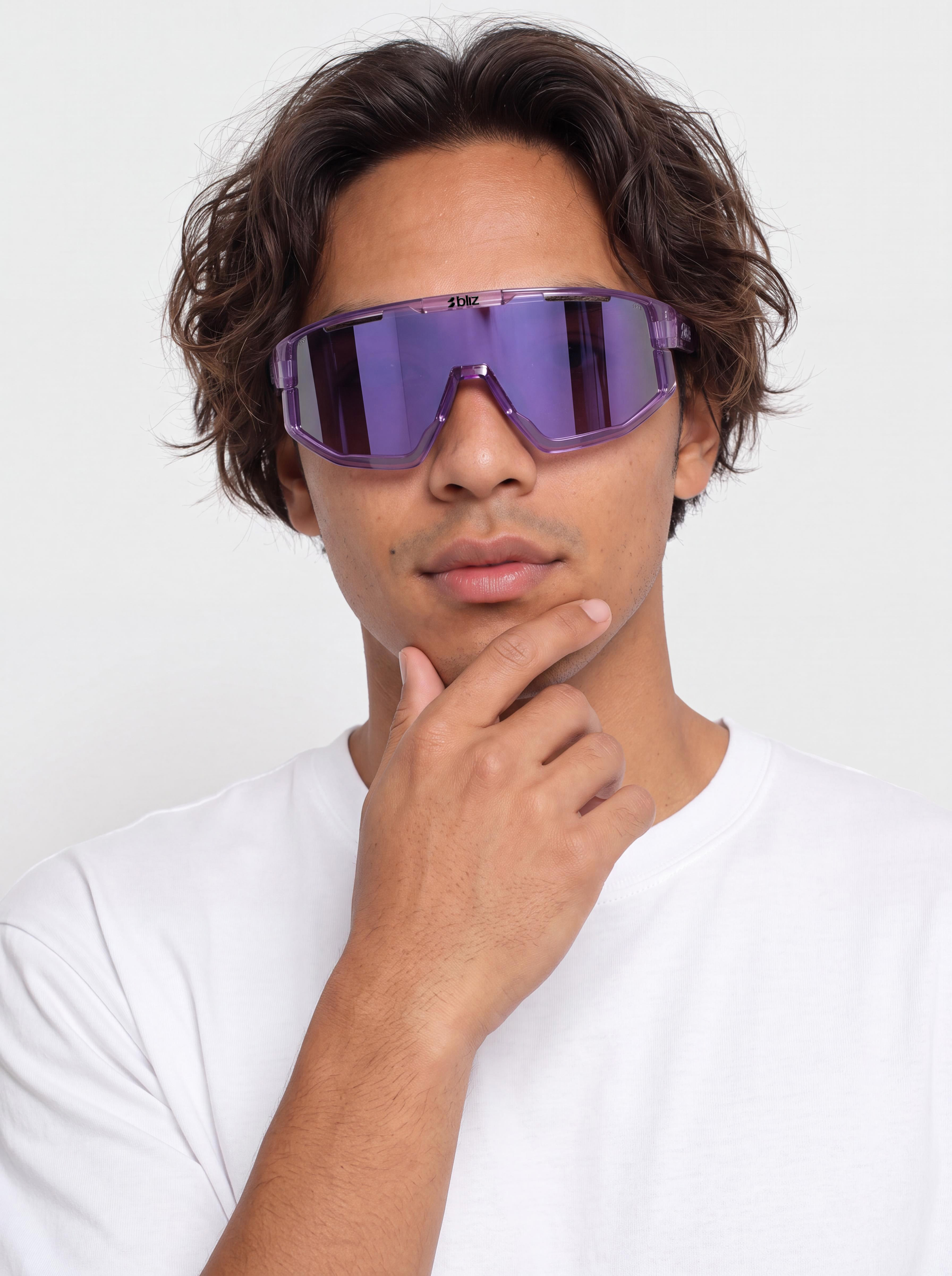 Ochelari de soare Bliz Matrix (transparant purple/smoke w purple multi)