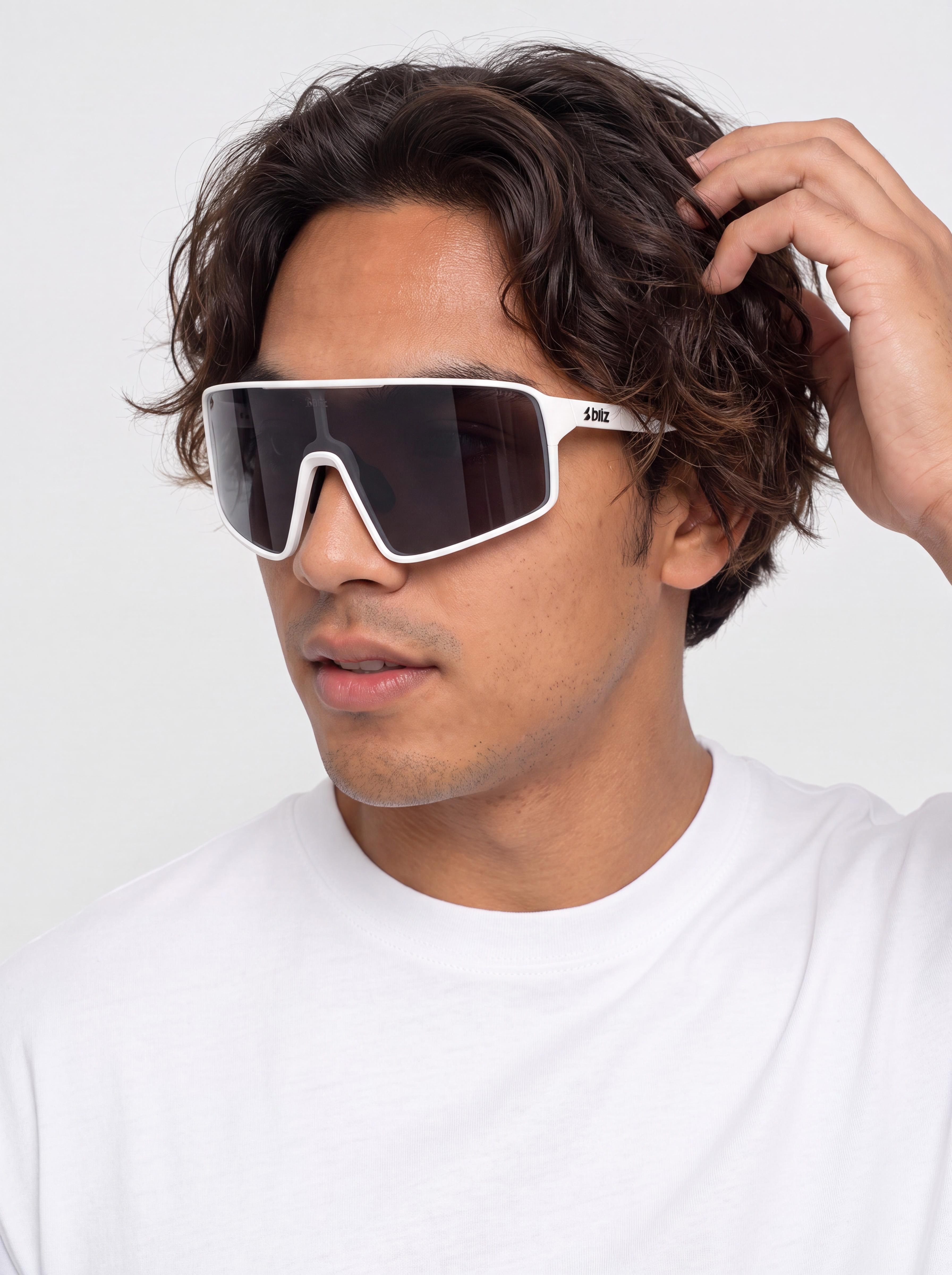 Ochelari de soare Bliz P001 (white/smoke)