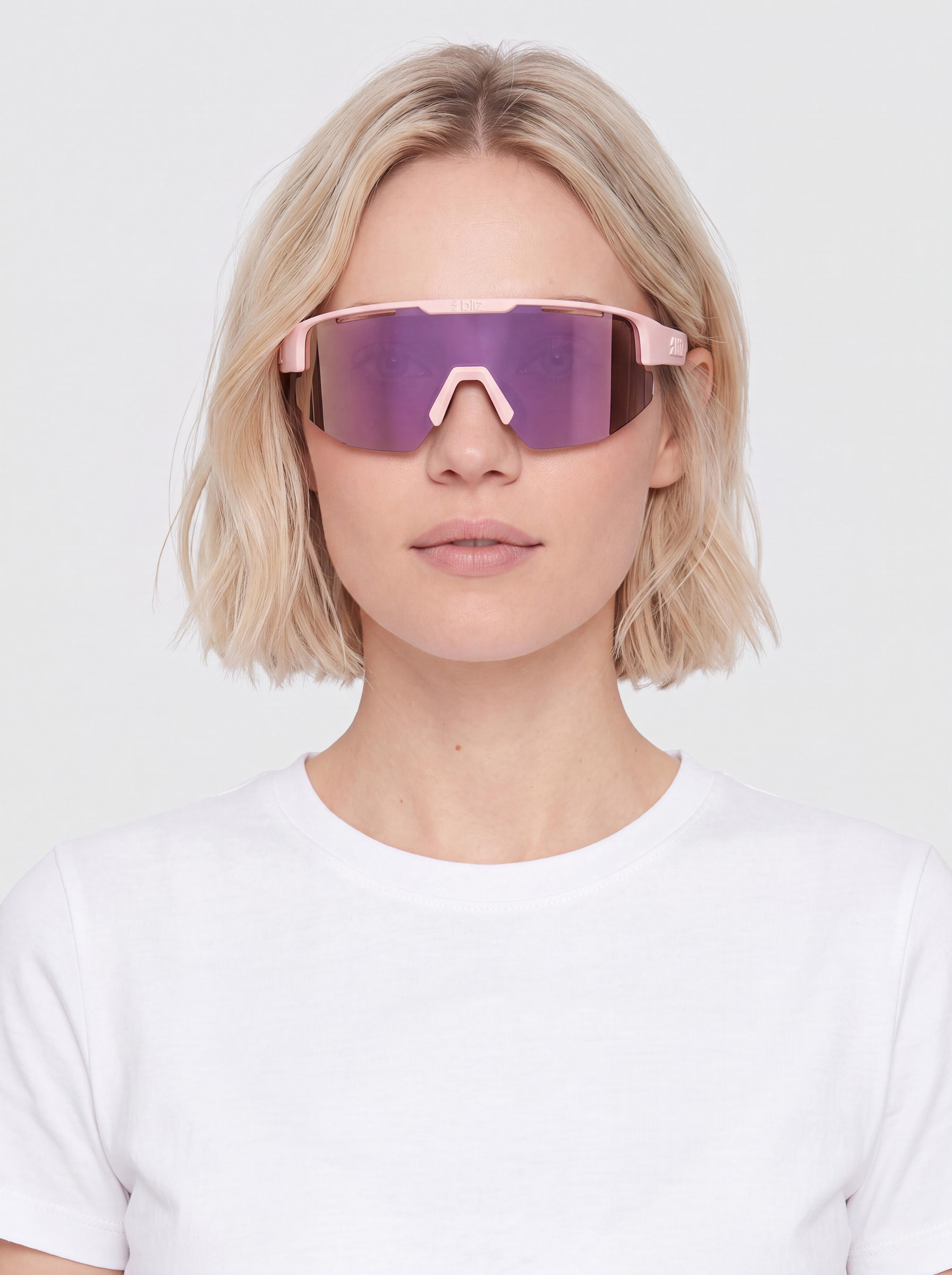 Ochelari de soare Bliz Matrix Small (matt powder pink/brown w rosé multi)