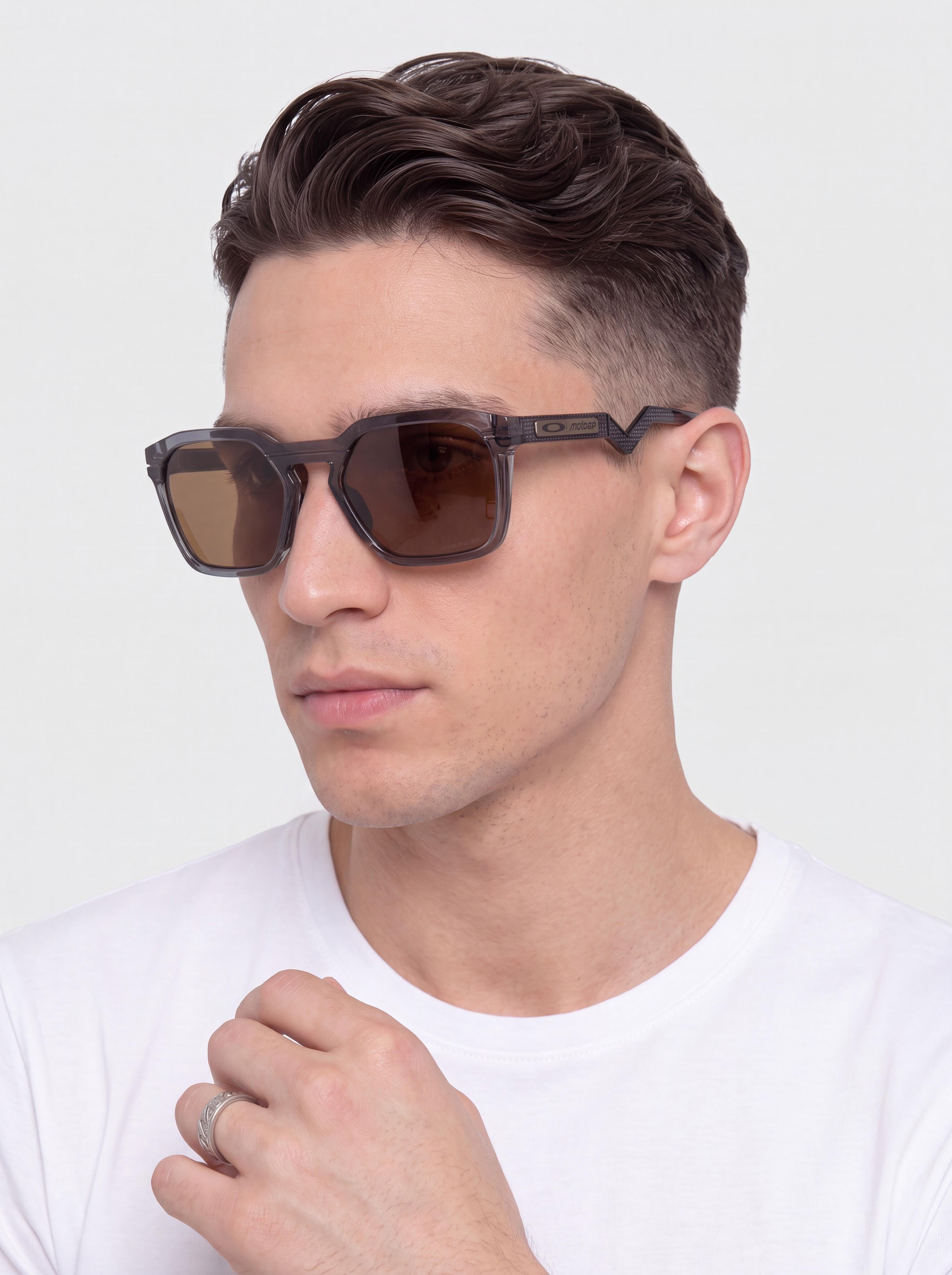 Ochelari de soare Oakley Hstn Sq (grey smoke/prizm bronze)