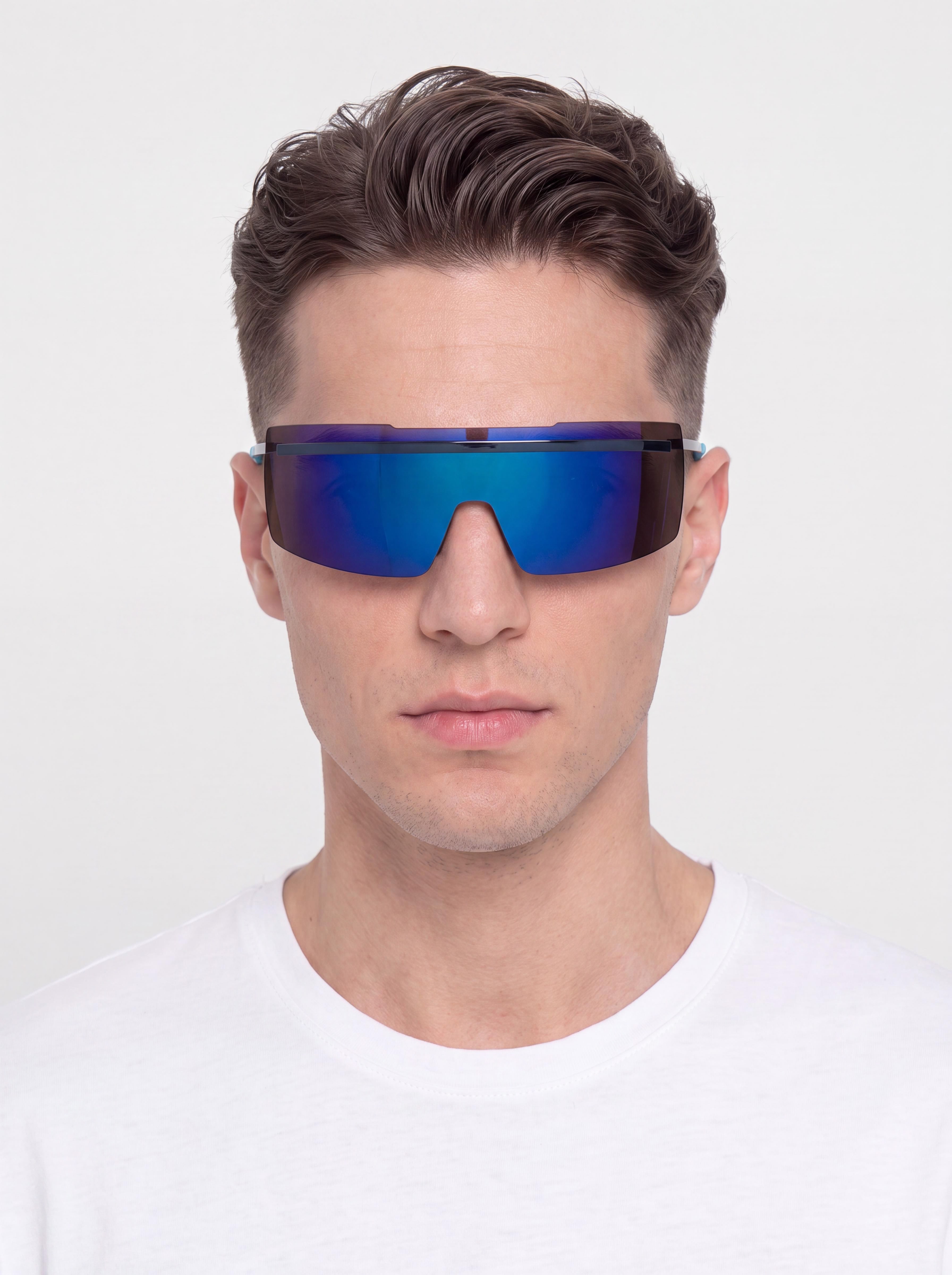 Ochelari de soare Nike SB Echo Shield M (navy/ultra violet mirror)