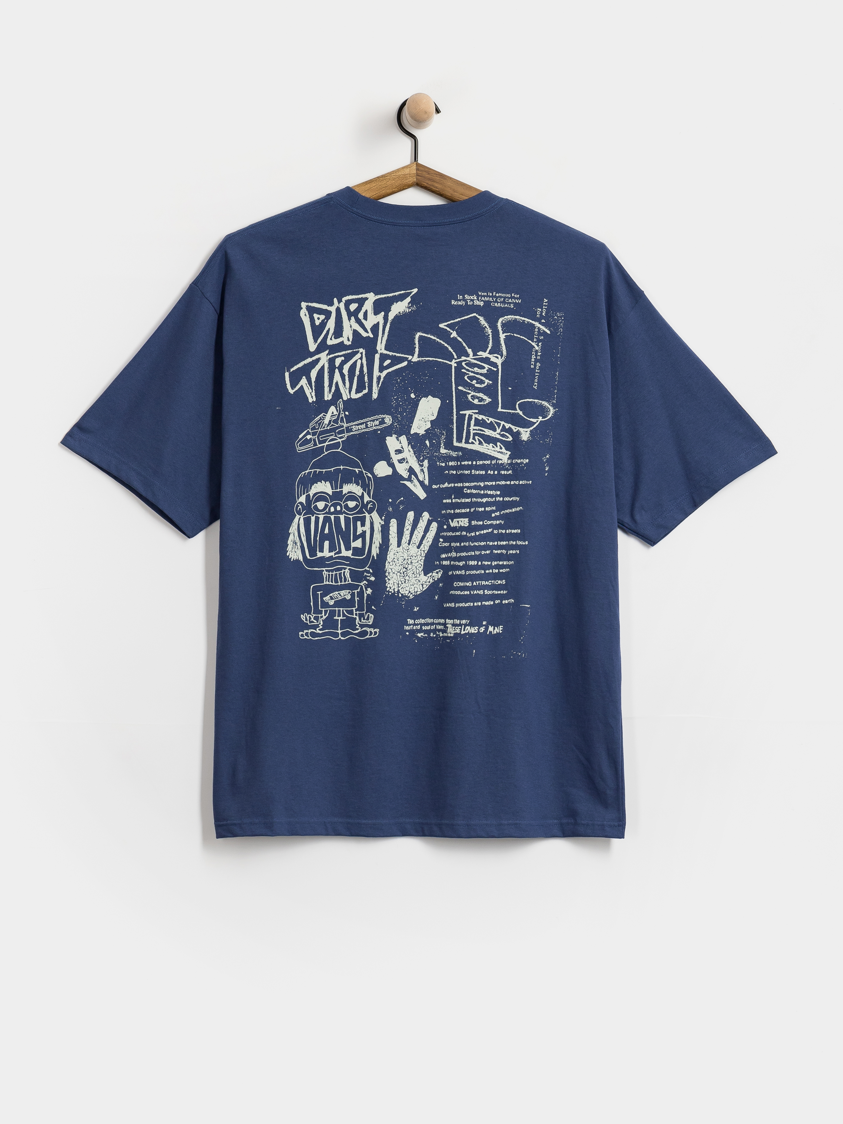 Tricou Vans Dirt Trip (true navy)