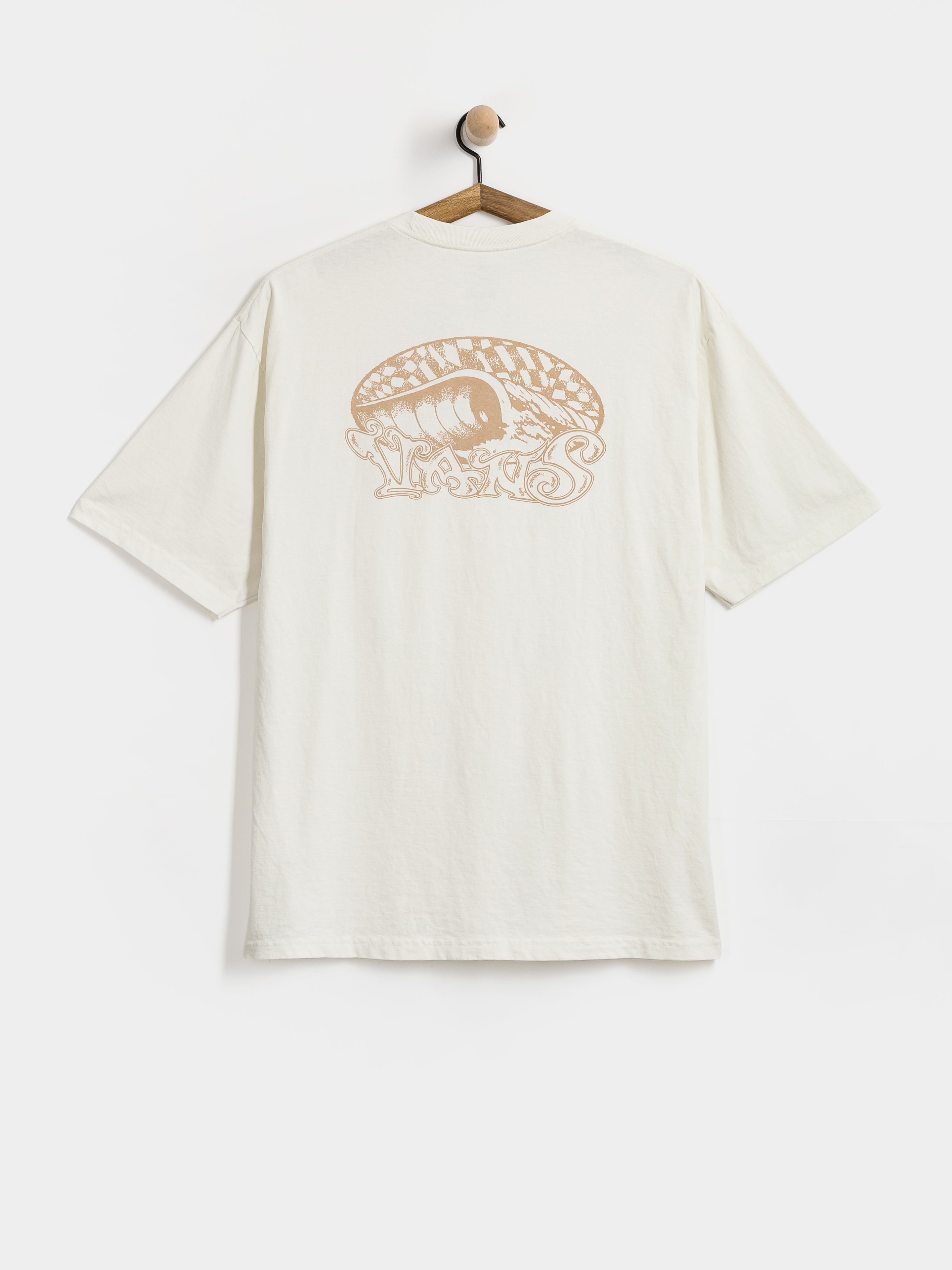 Tricou Vans Check Overhead (marshmallow)