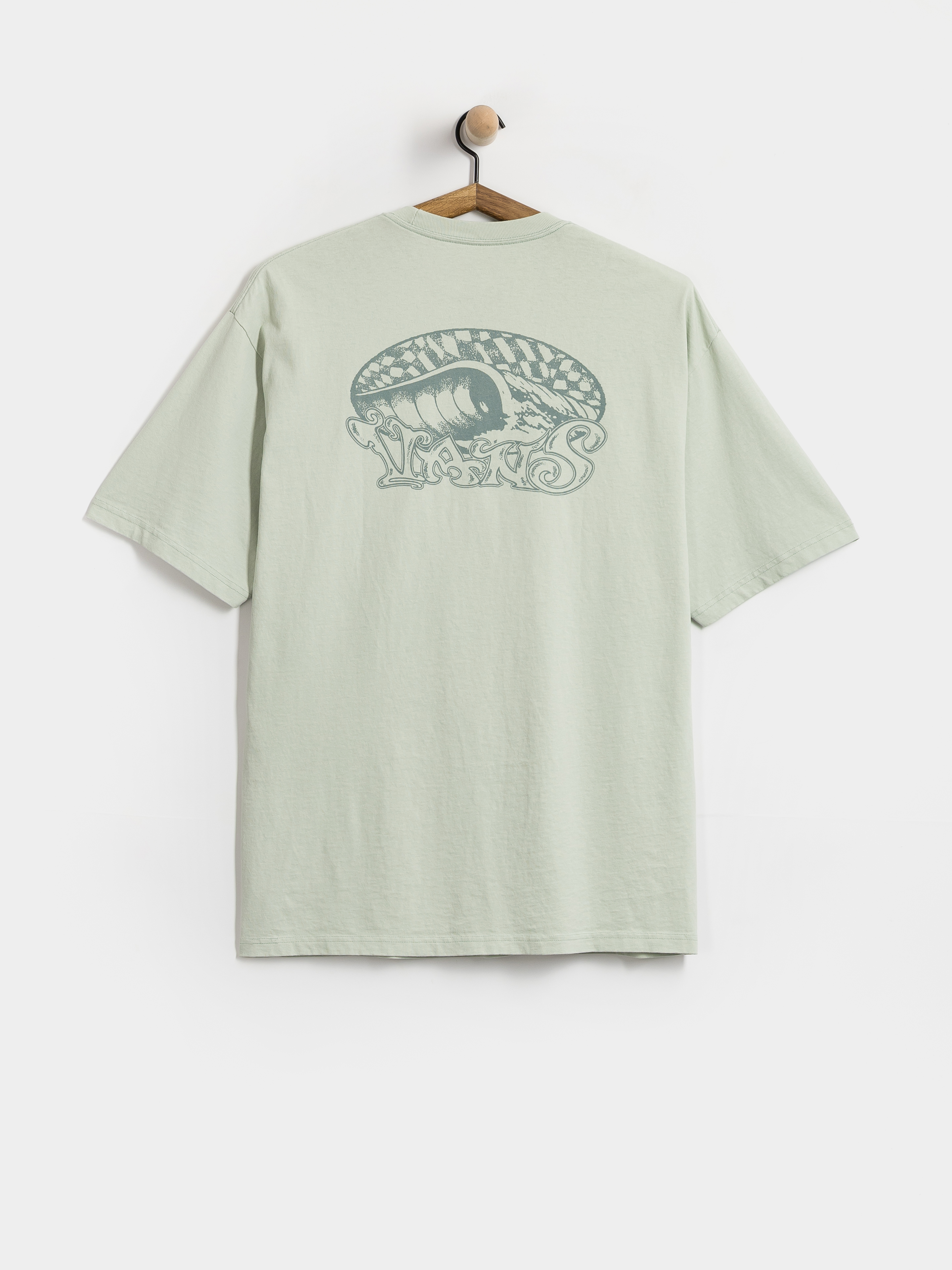 Tricou Vans Check Overhead (dusty mint)