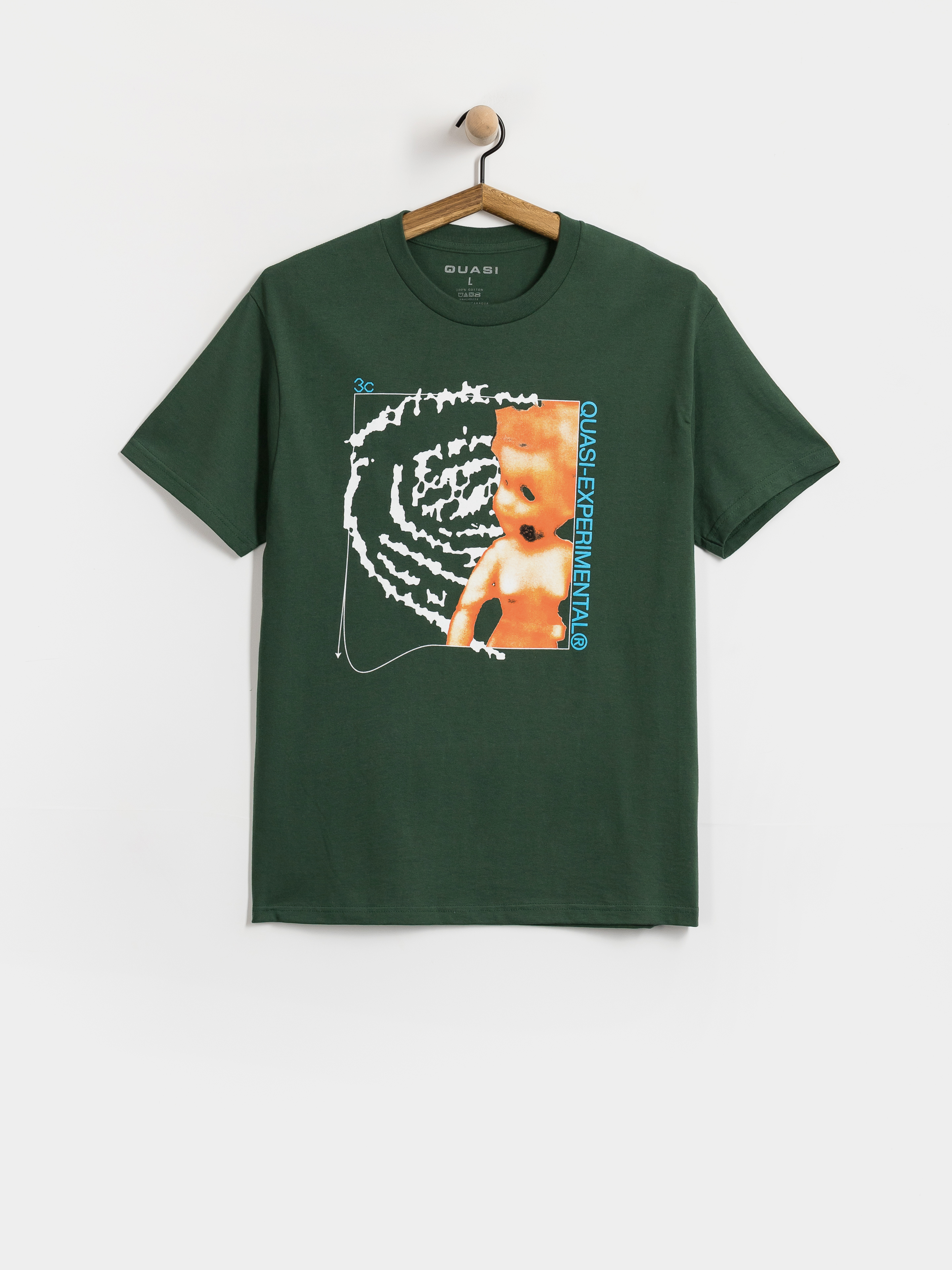 Tricou Quasi Skateboards Doll Face (forest)