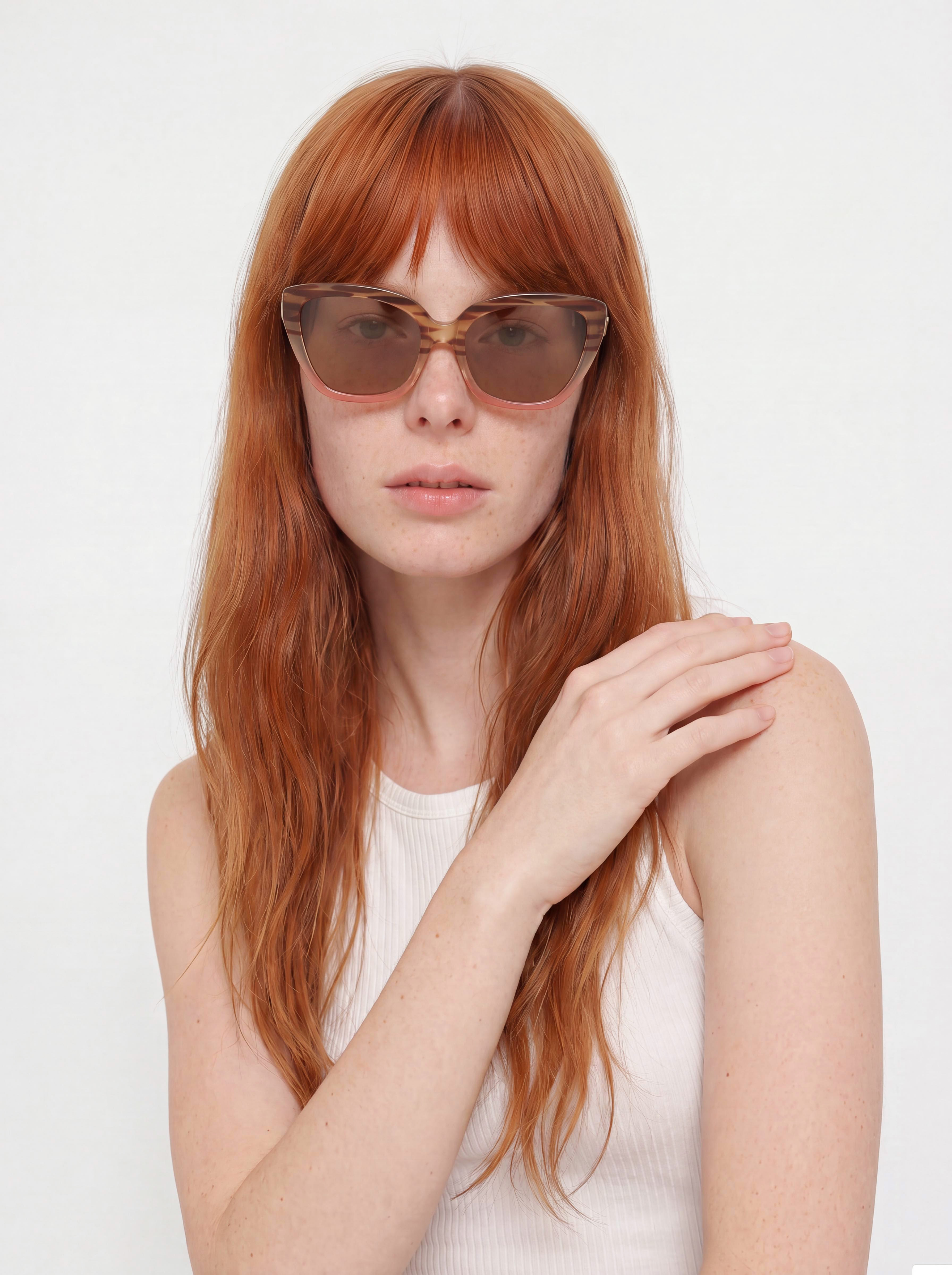 Ochelari de soare Volcom Milli Wmn (gloss punk tort/bronze champagne chrome)