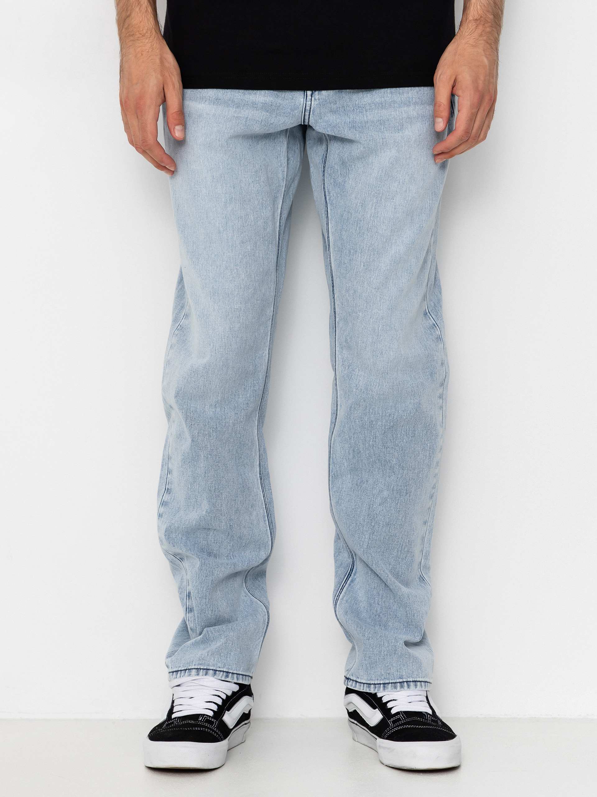 Pantaloni Volcom Solver (worn light blue)