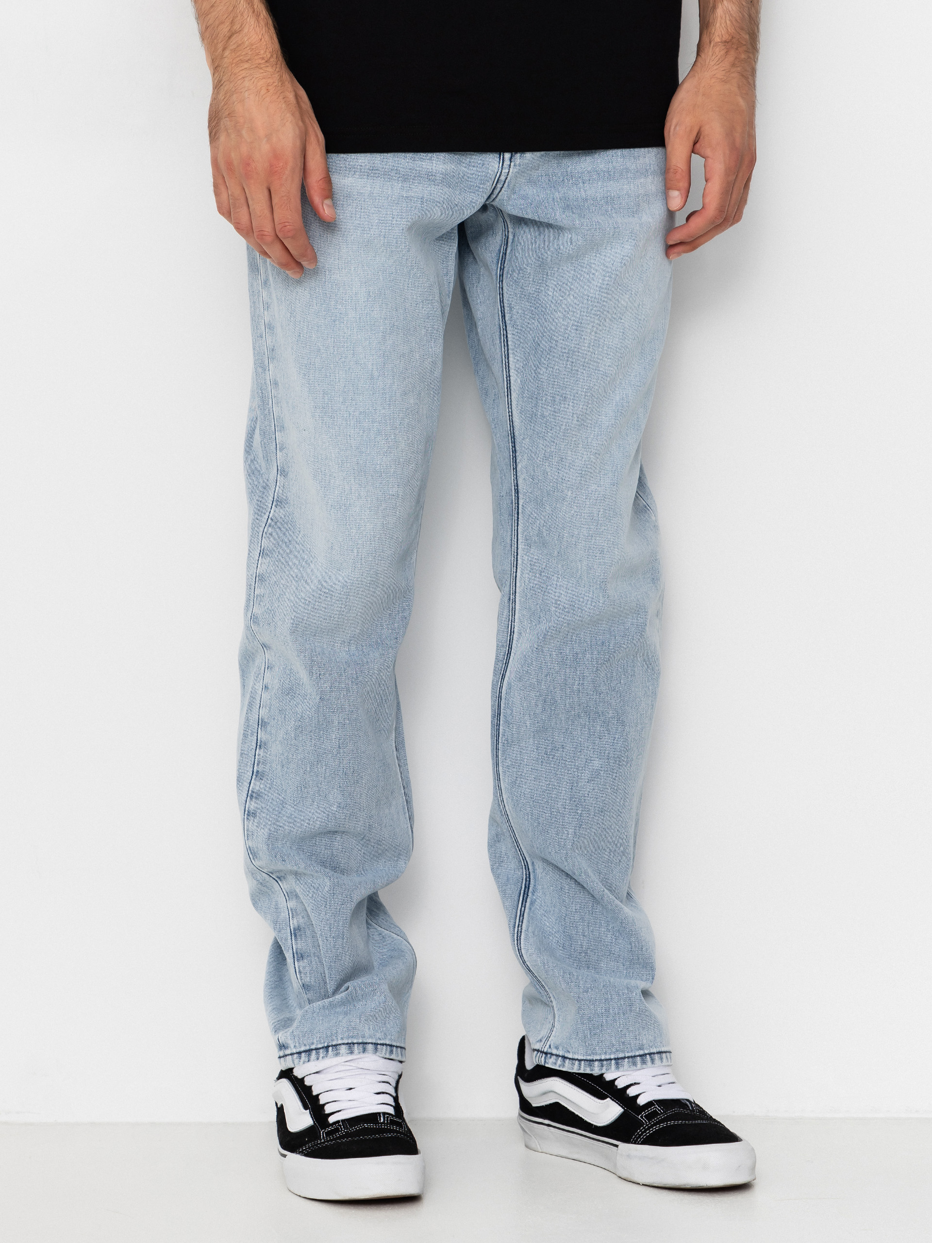 Pantaloni Volcom Solver (worn light blue)