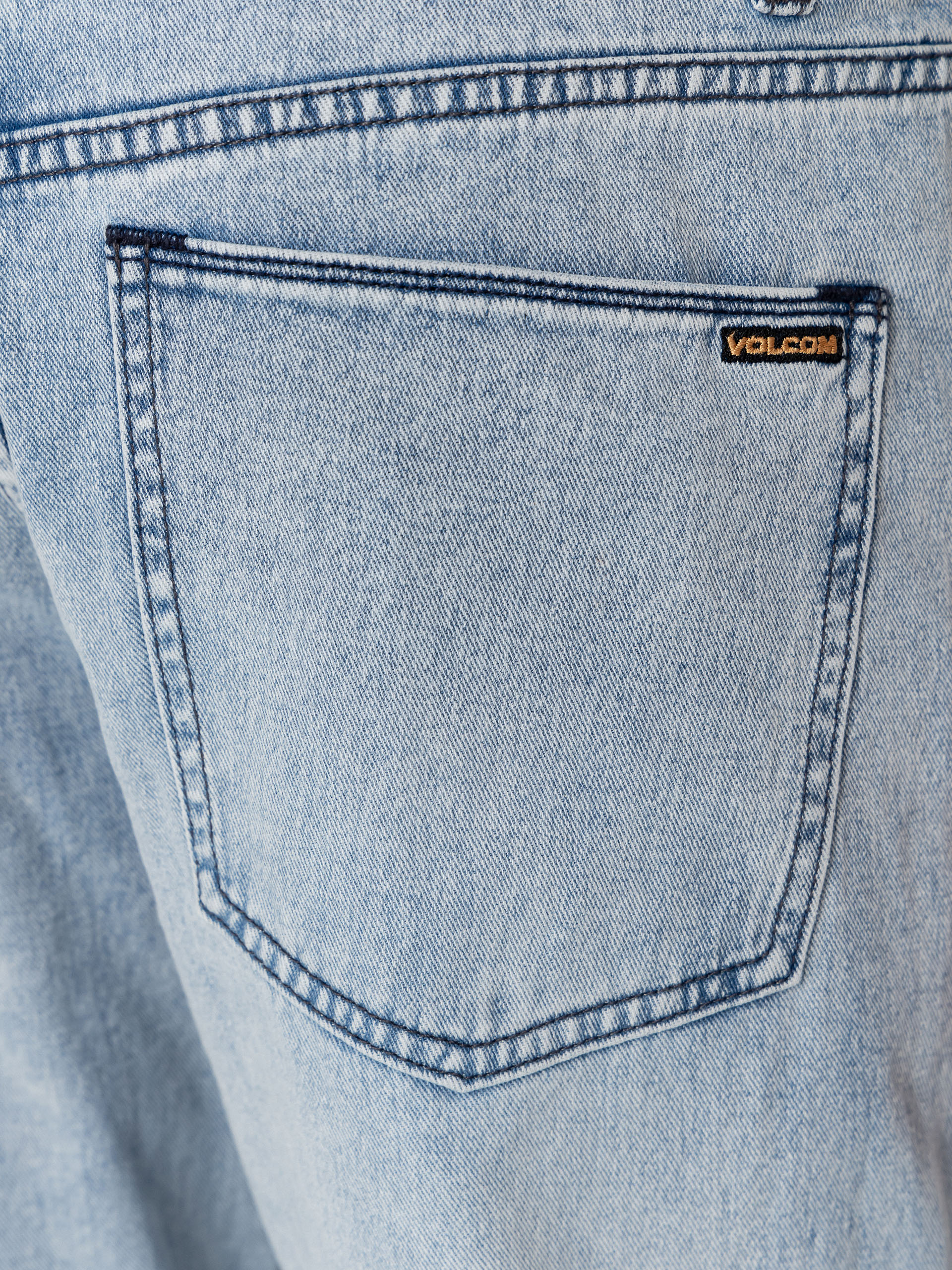 Pantaloni Volcom Solver (worn light blue)