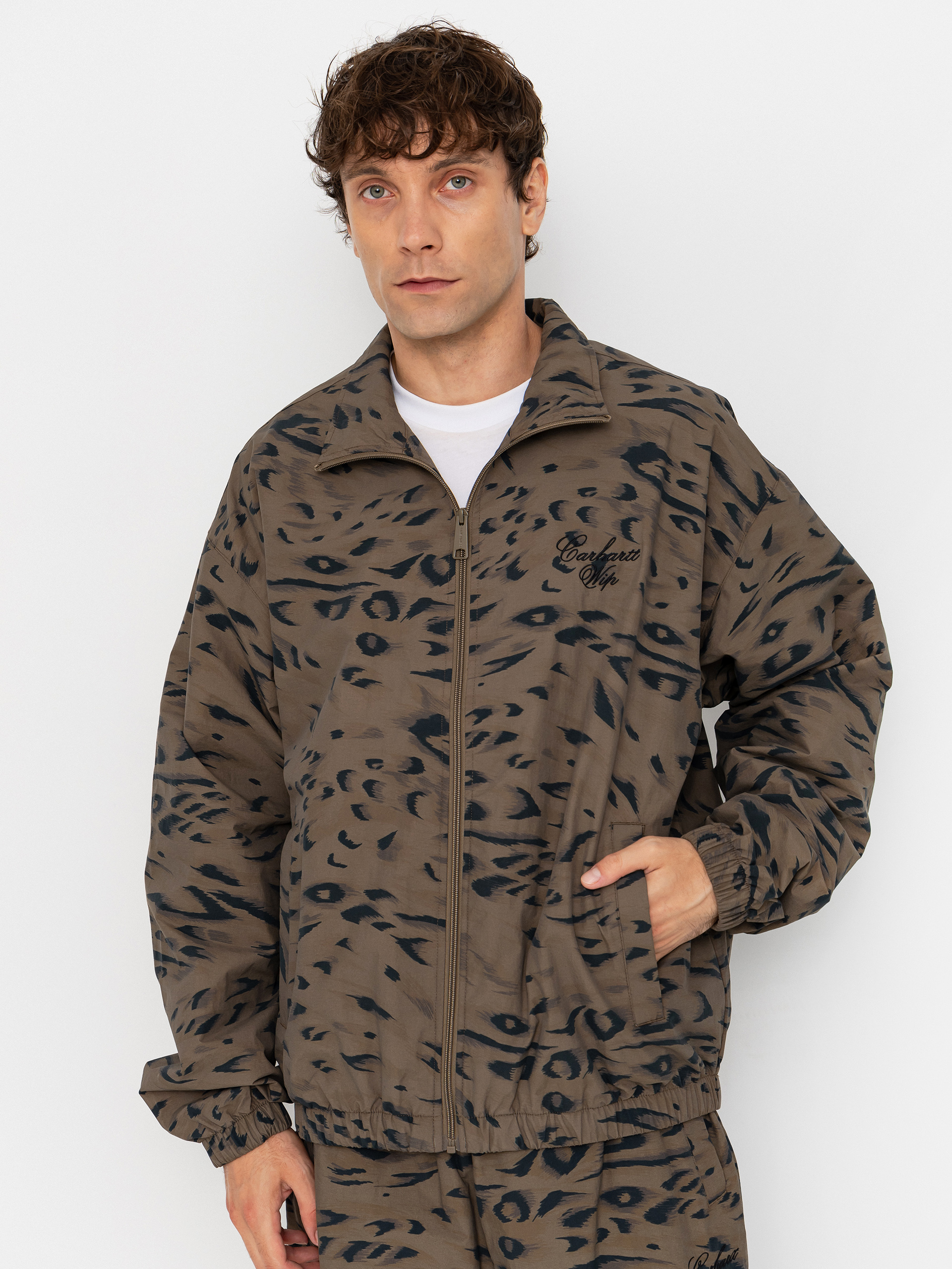 Geacu0103 Carhartt WIP Travon (duck feather print cypress/black)