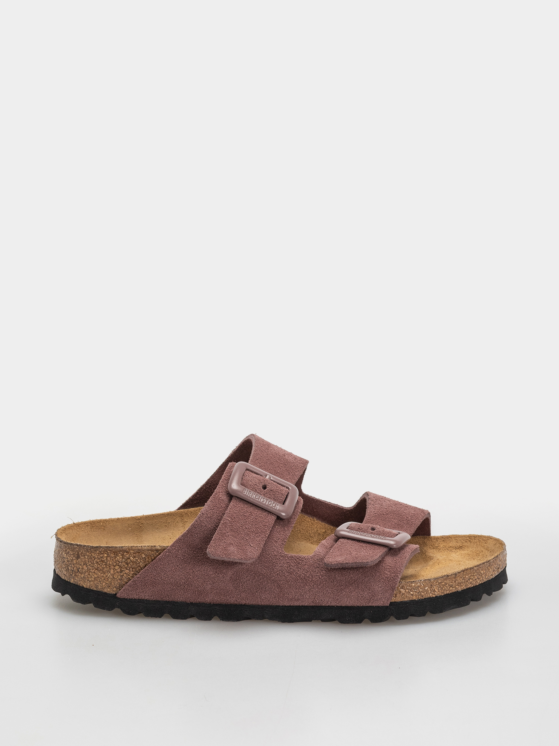 u0218lapi Birkenstock Arizona Suede Leather Cushion Buckle Narrow Wmn (pepper)