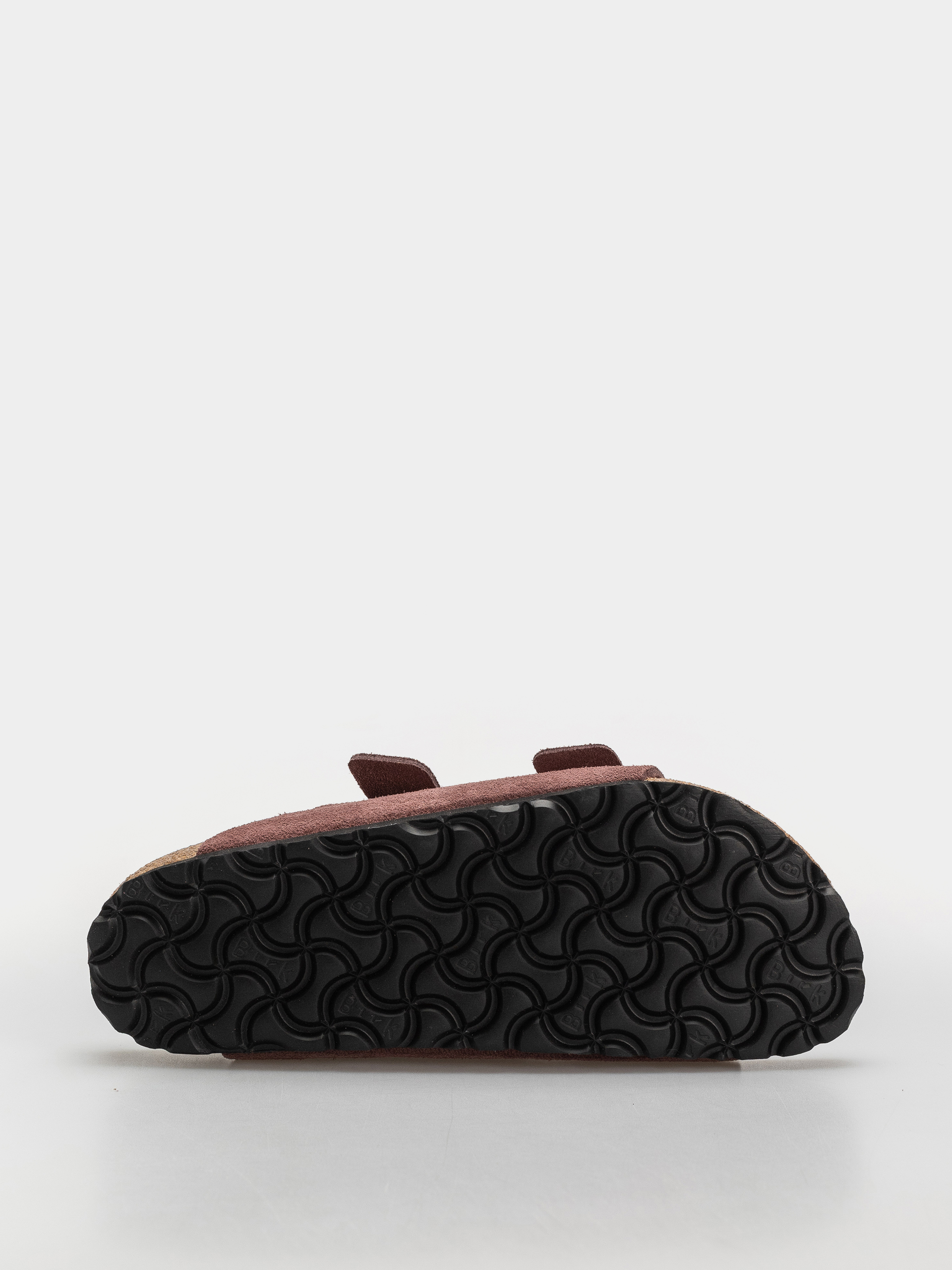Șlapi Birkenstock Arizona Suede Leather Cushion Buckle Narrow Wmn (pepper)