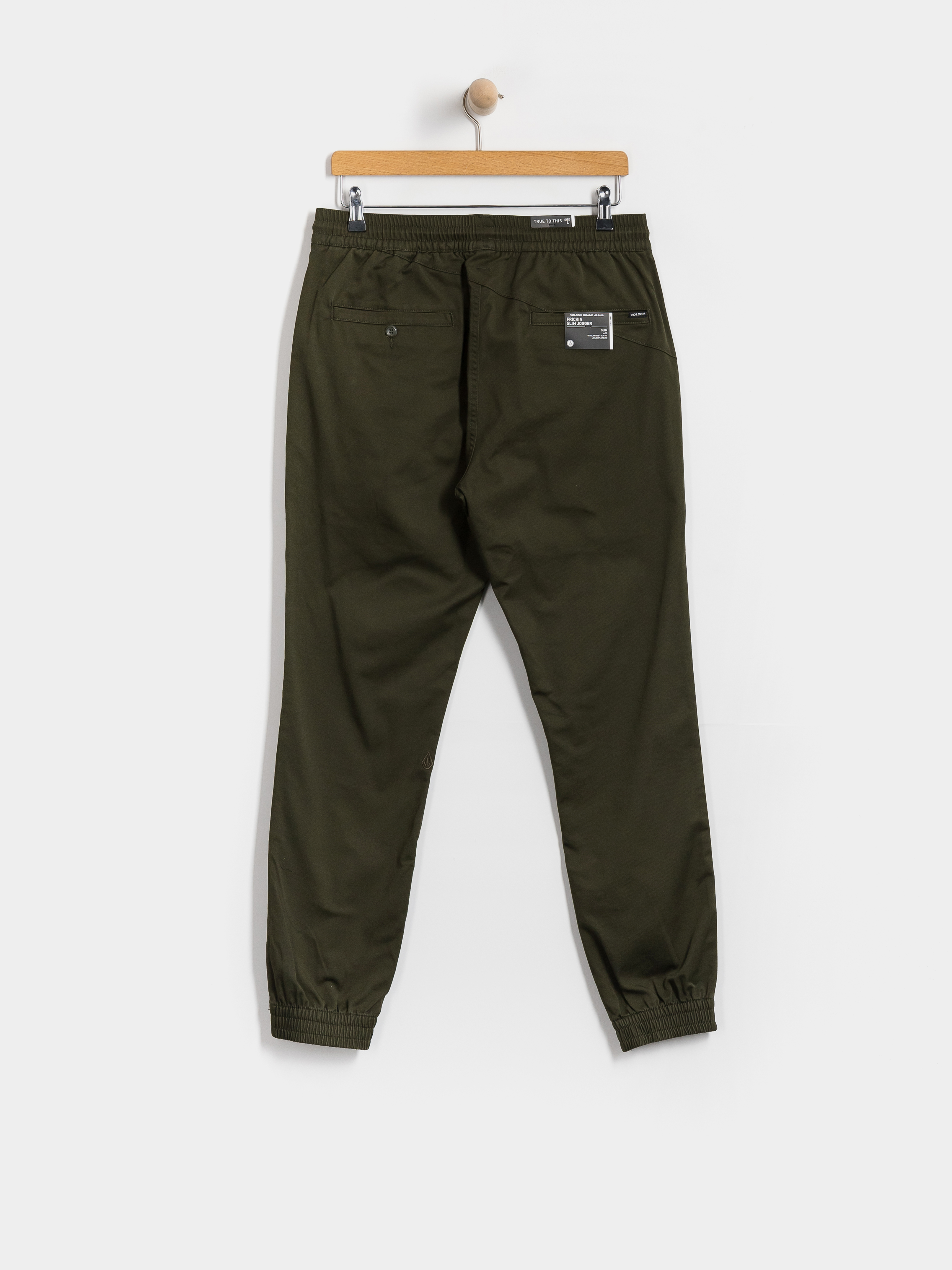 Pantaloni Volcom Frickin Slim Jogger (dark green)