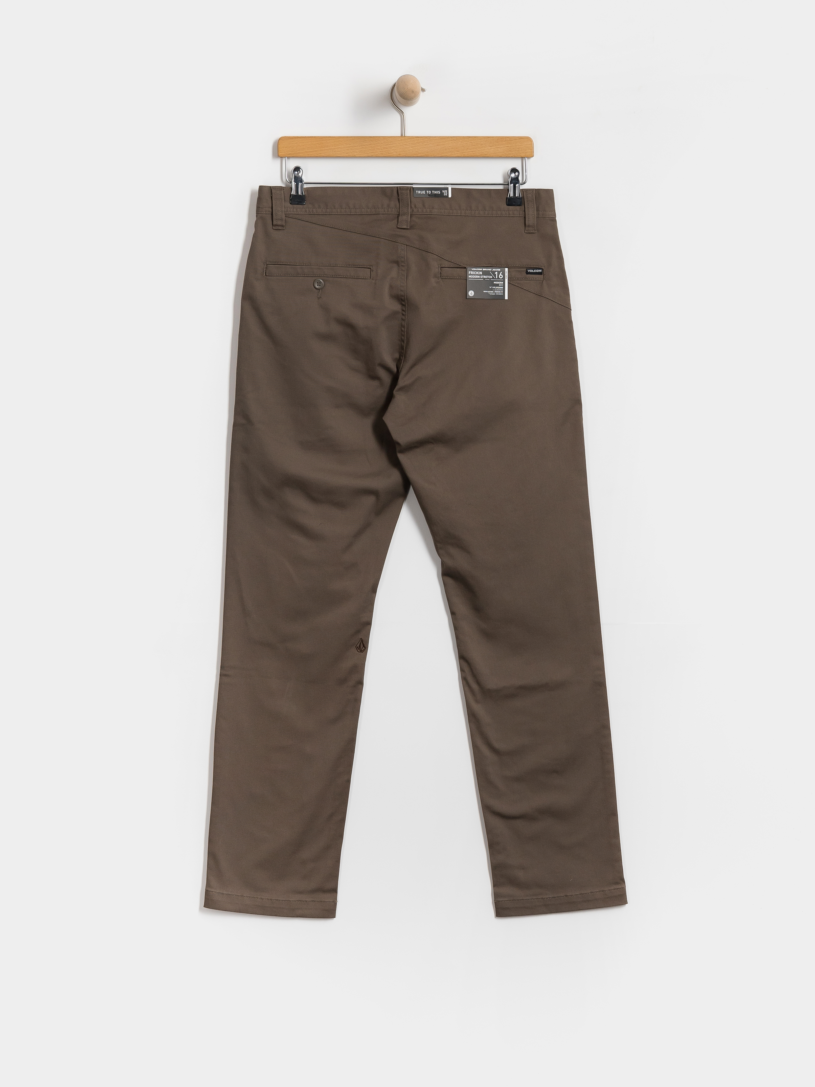 Pantaloni Volcom Frickin Modern Stret (mushroom)