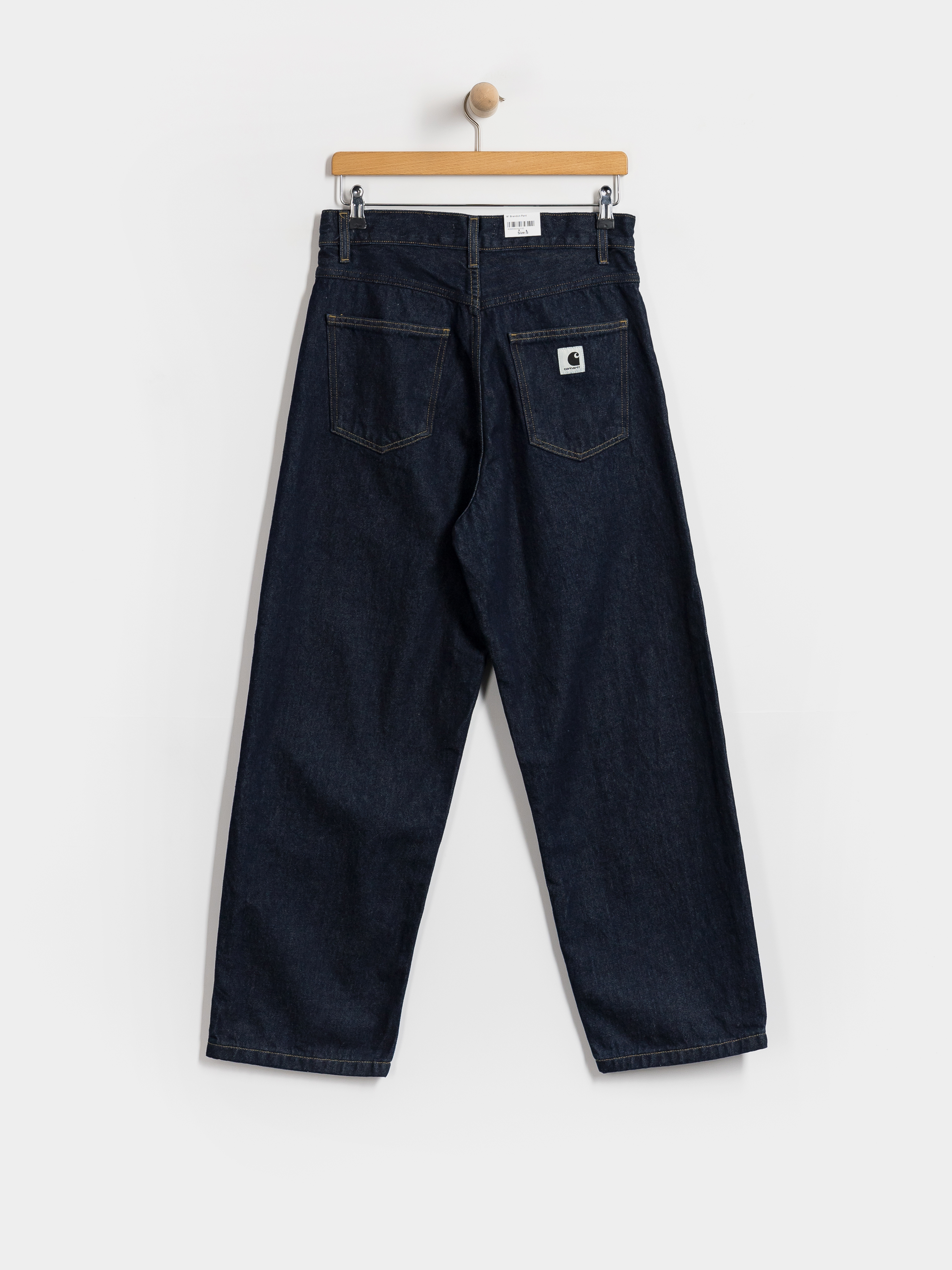 Pantaloni Carhartt WIP Brandon Wmn (blue/rinsed)