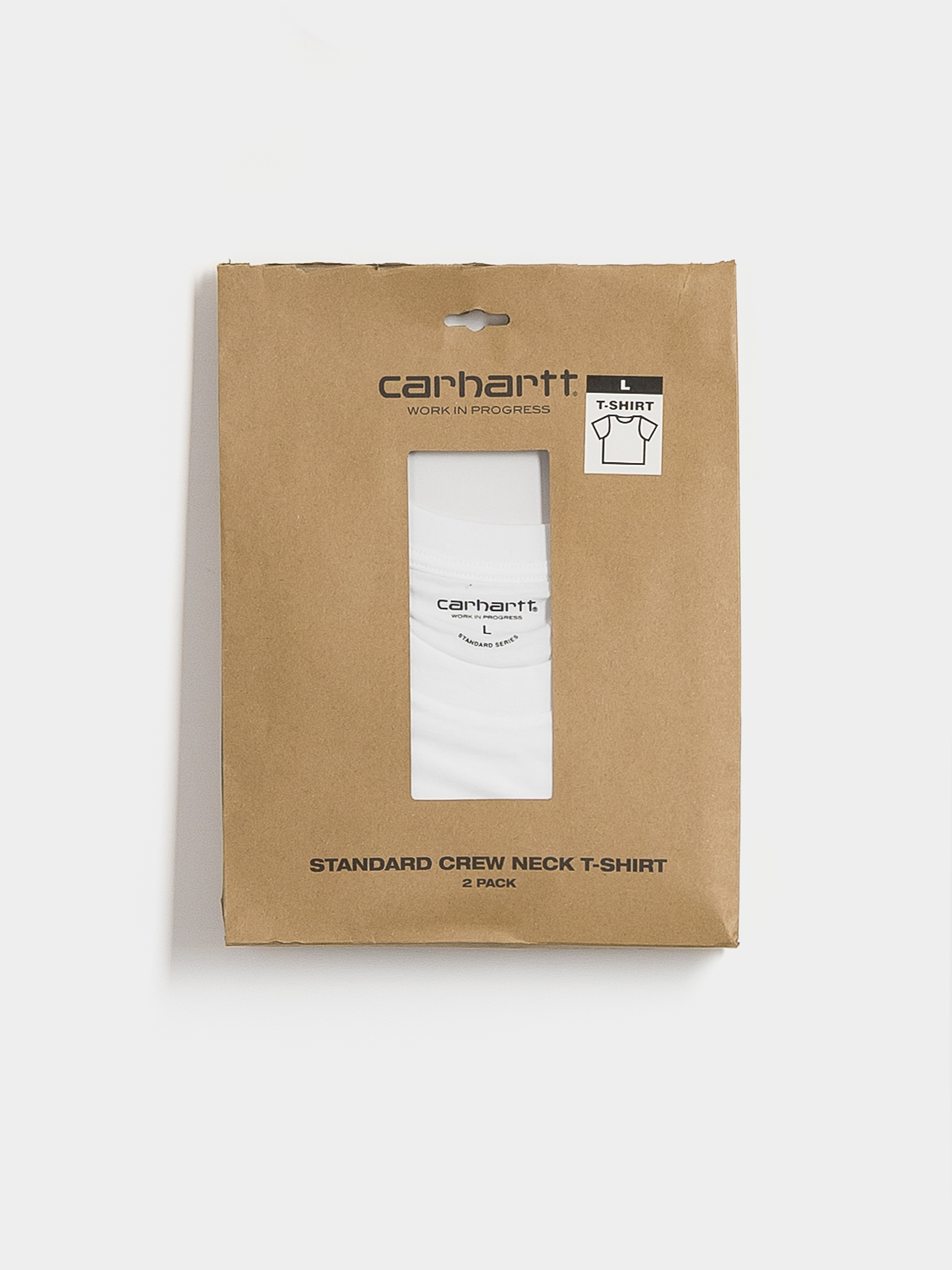 Tricou Carhartt WIP Standard 2 pack (white/white)