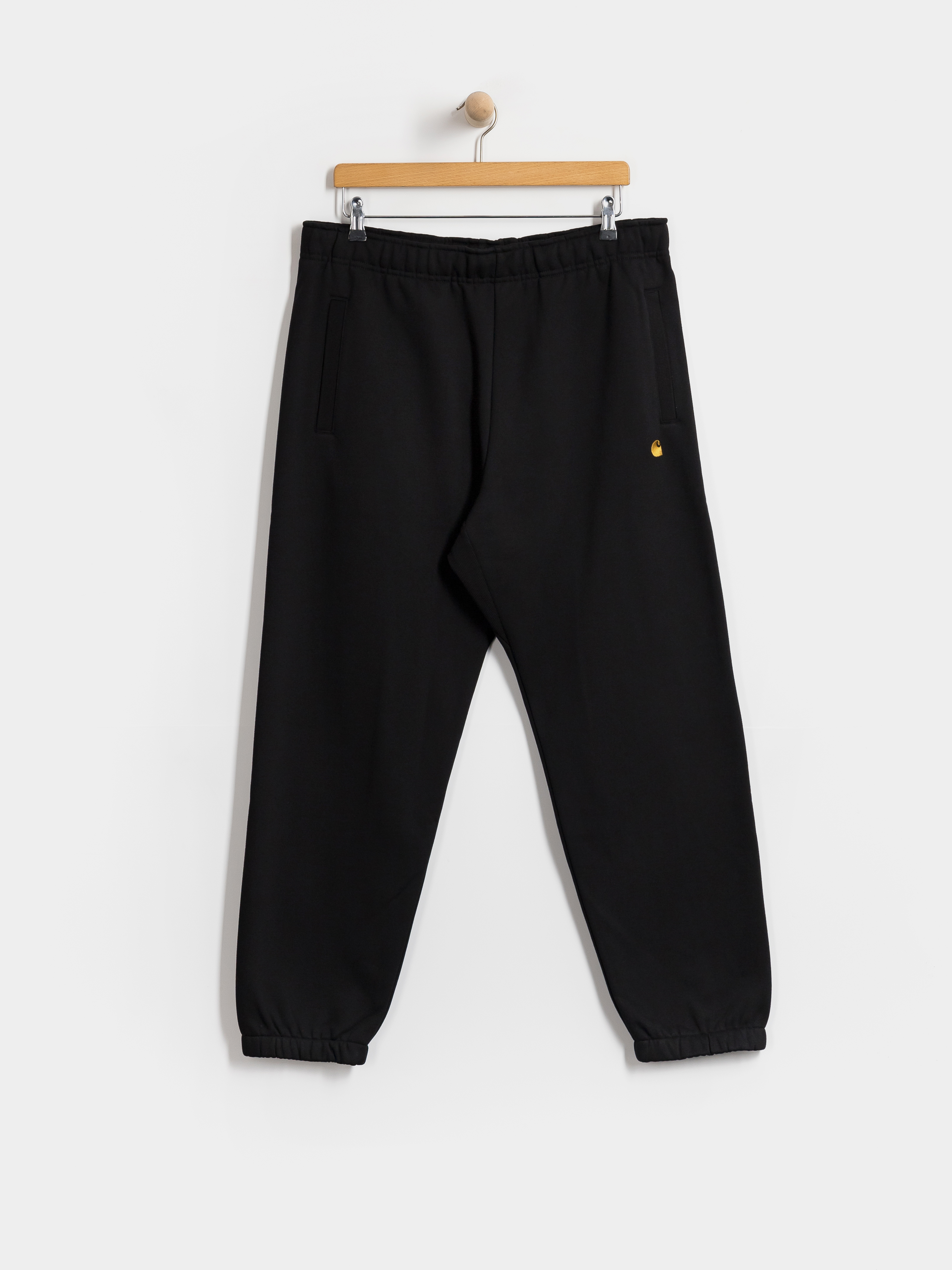 Pantaloni Carhartt WIP Chase (black/gold)