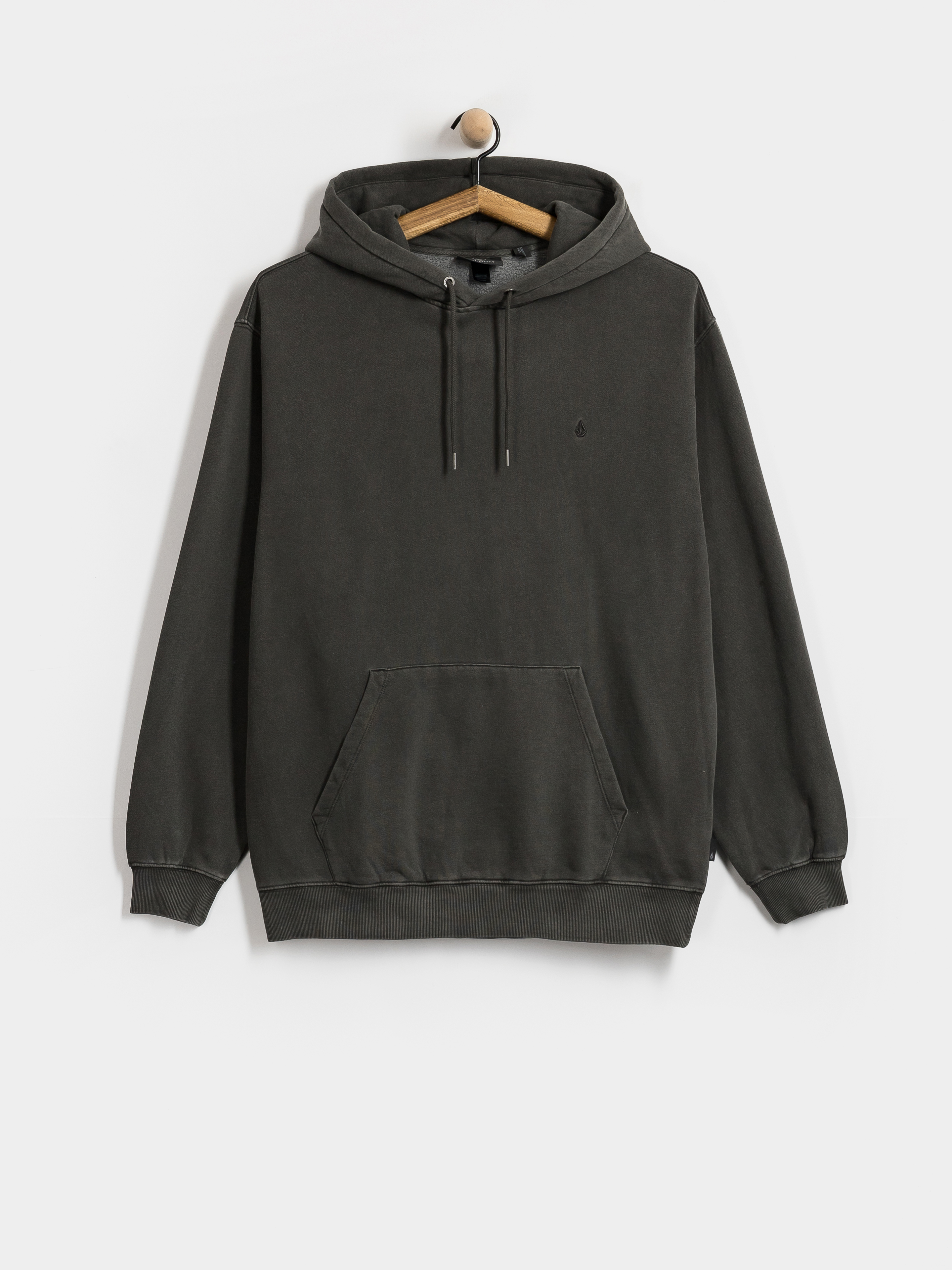 Hanorac cu glugă Volcom Single Stone Pw HD (rinsed black)
