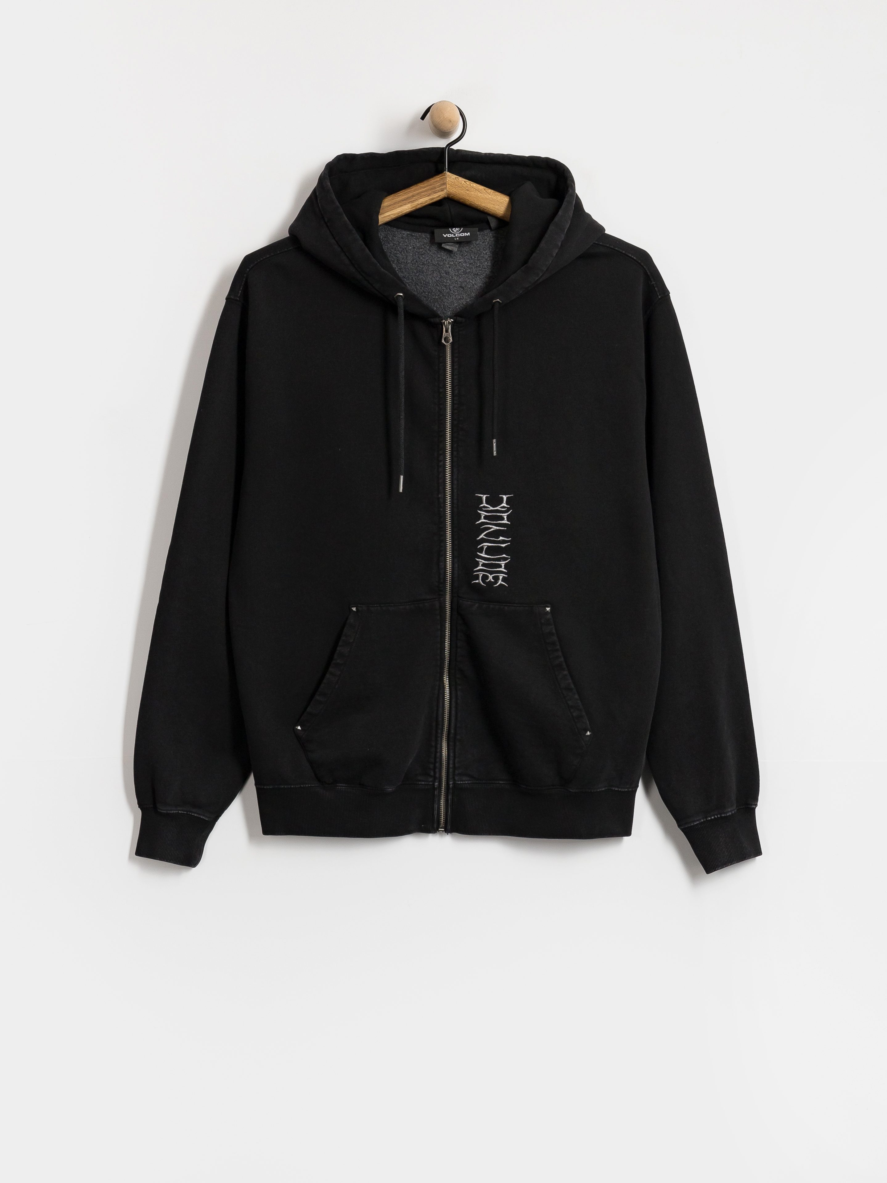 Hanorac cu glugă Volcom Studder ZHD (black)
