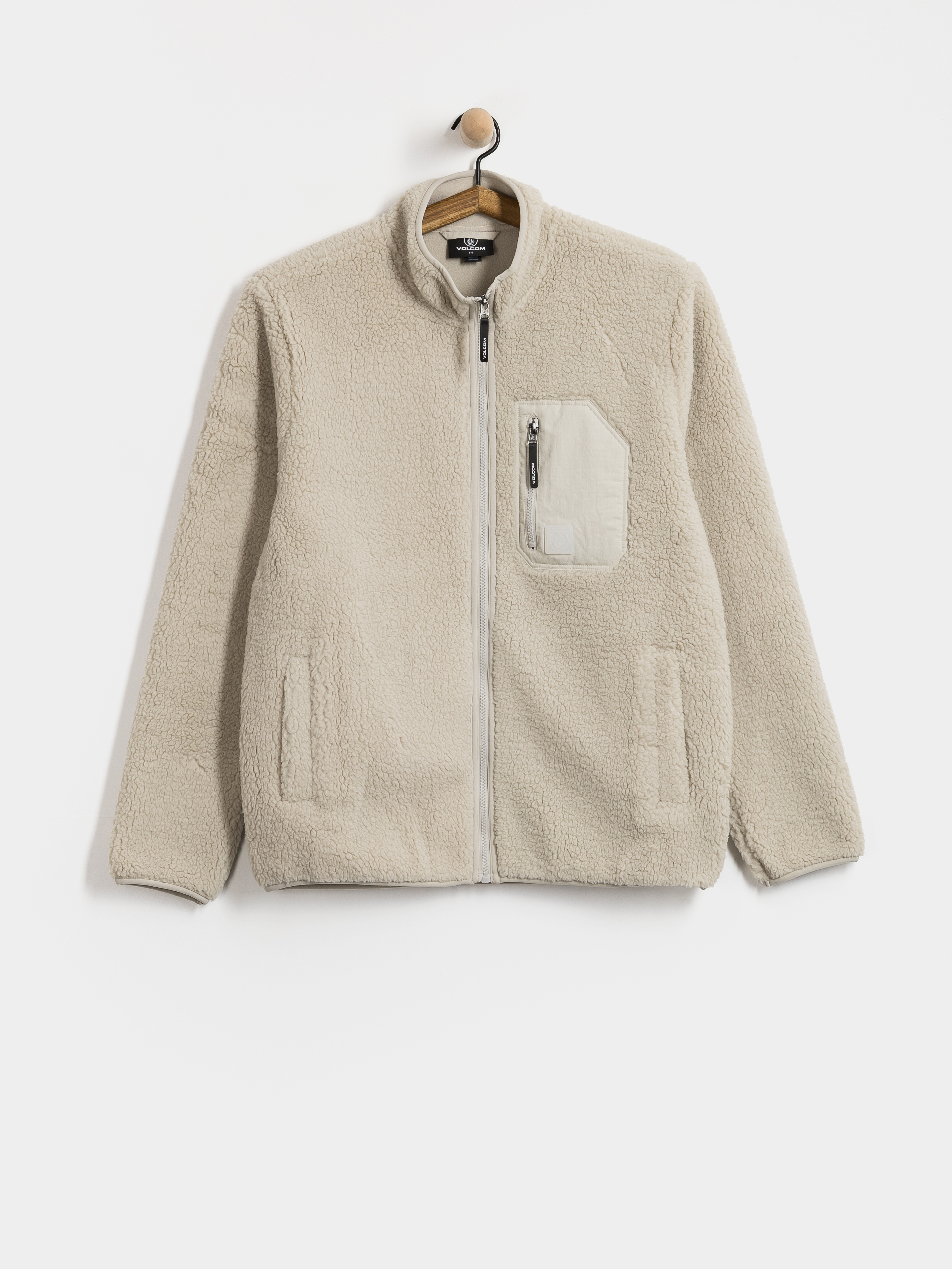 Hanorac cu glugă Volcom Muzzerr Fuzzar ZHD (stone)