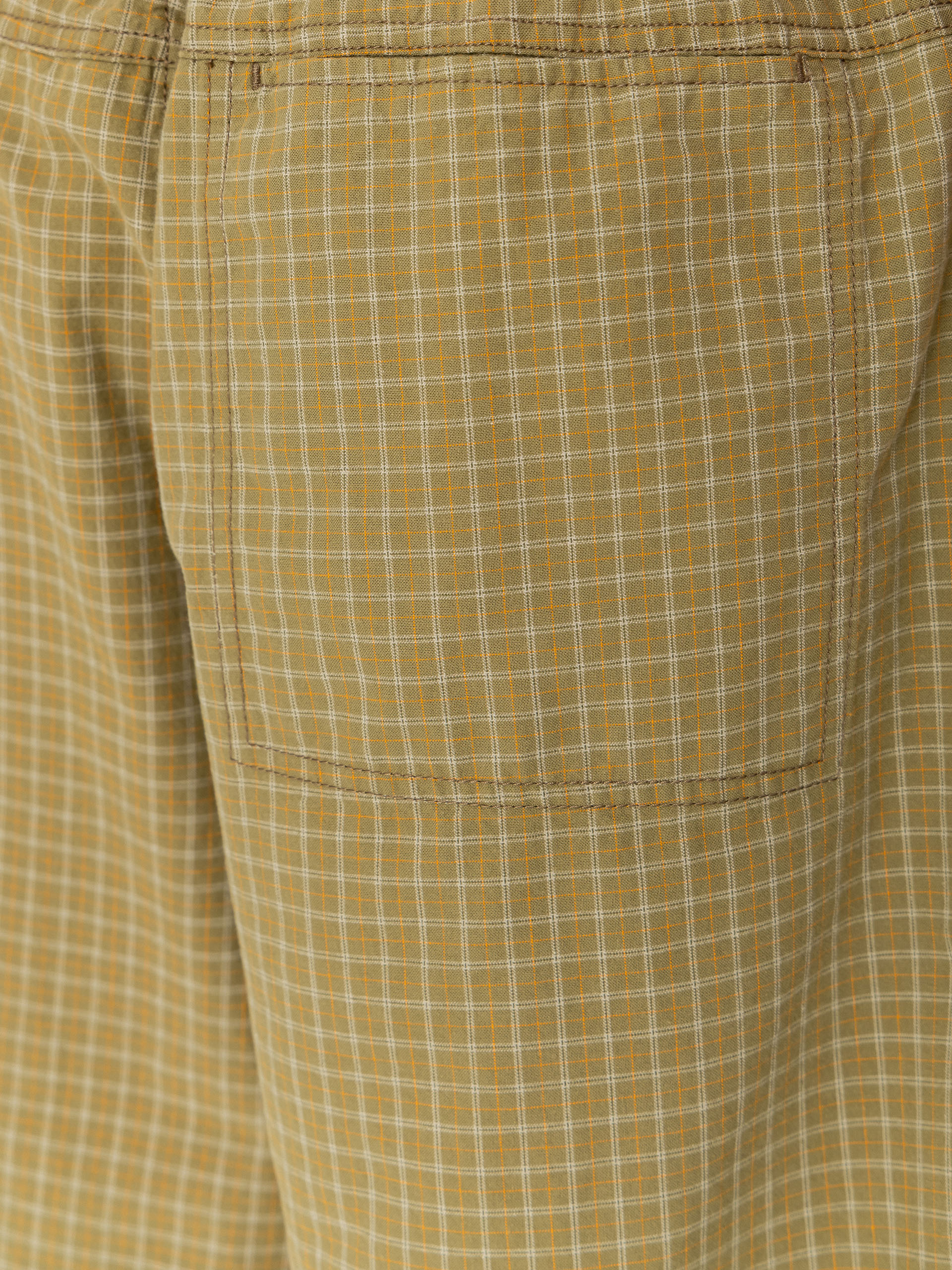 Pantaloni scurți Polar Skate Hike Cotton (olive check)