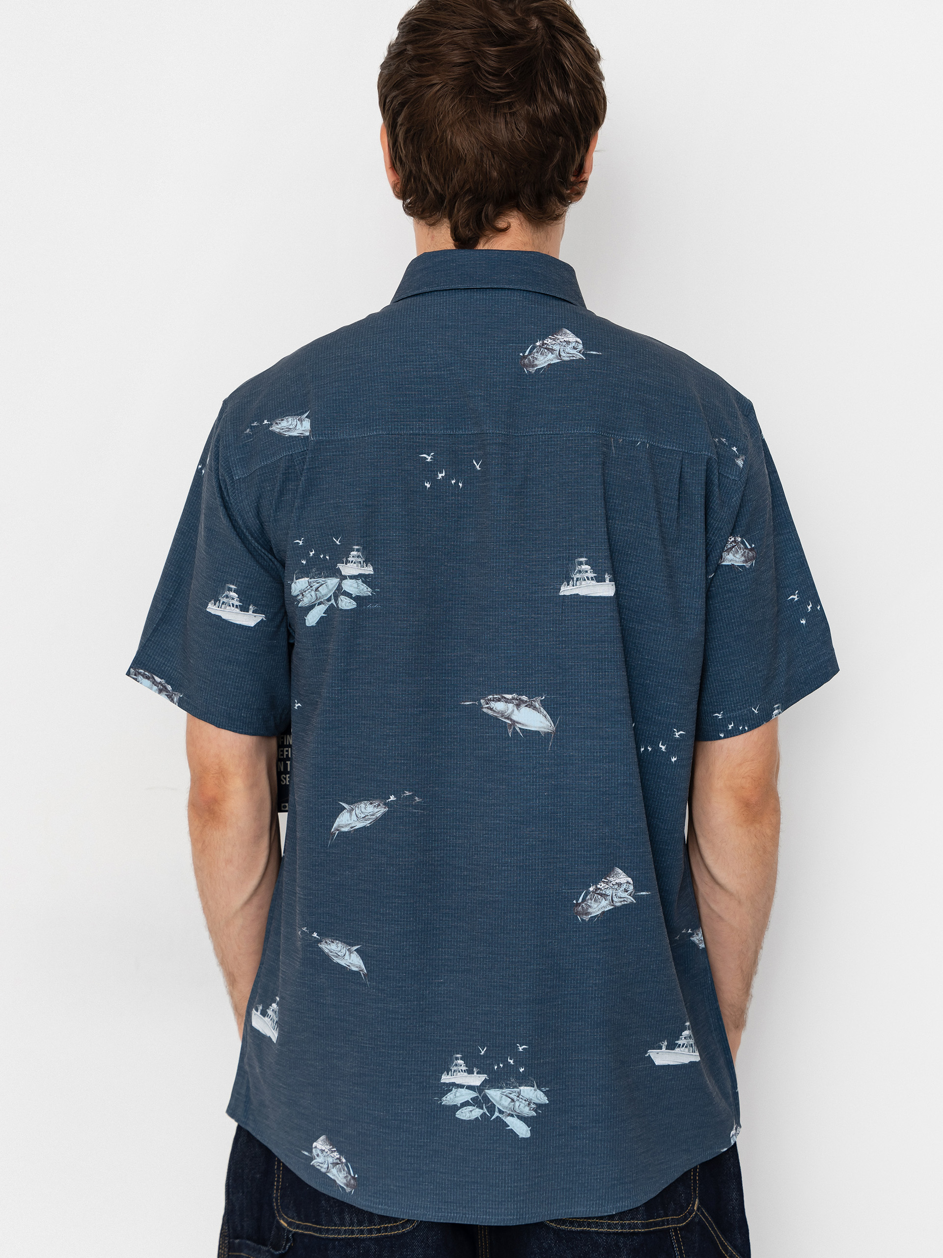 Cămașă Salty Crew Breezer Perf Button Up (midnight navy)
