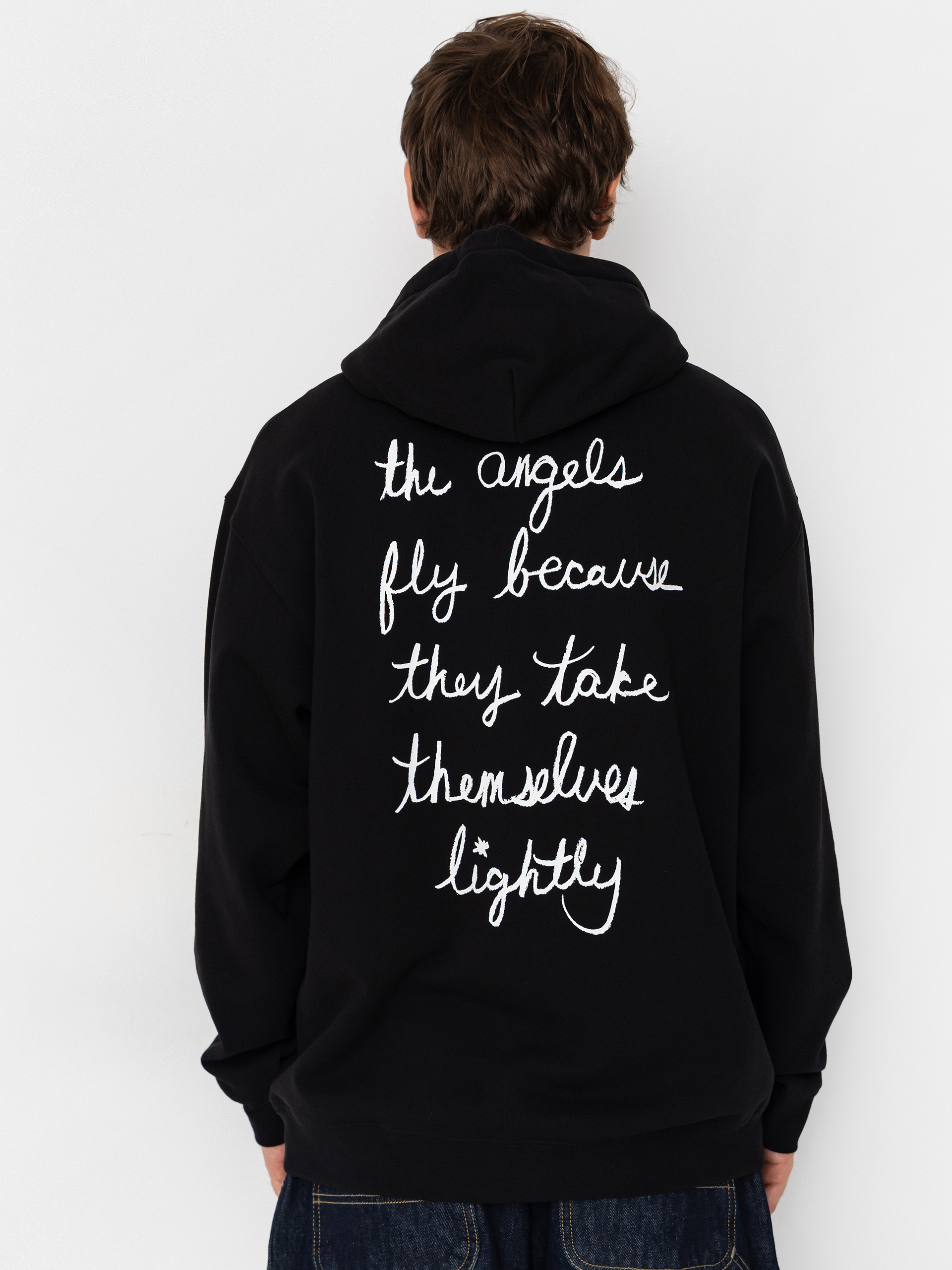 Hanorac cu glugă HUF The Angels Fly HD (black)