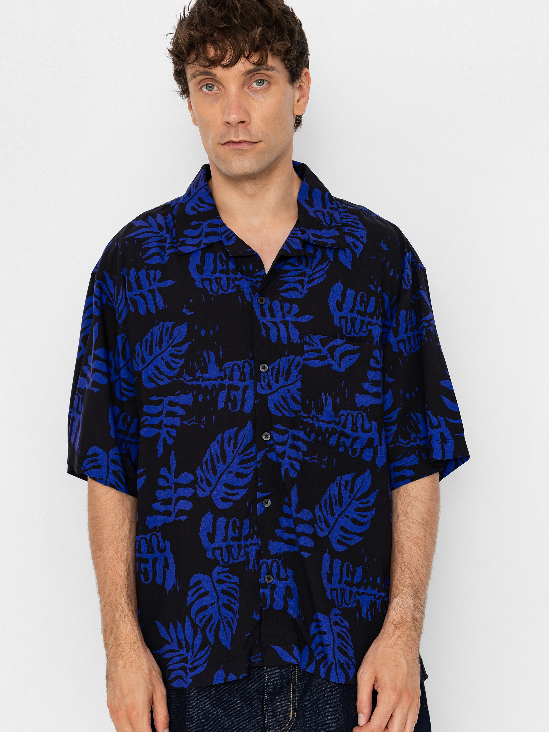 Cămașă Vans Van Doren Printed Camp (royal cobalt)