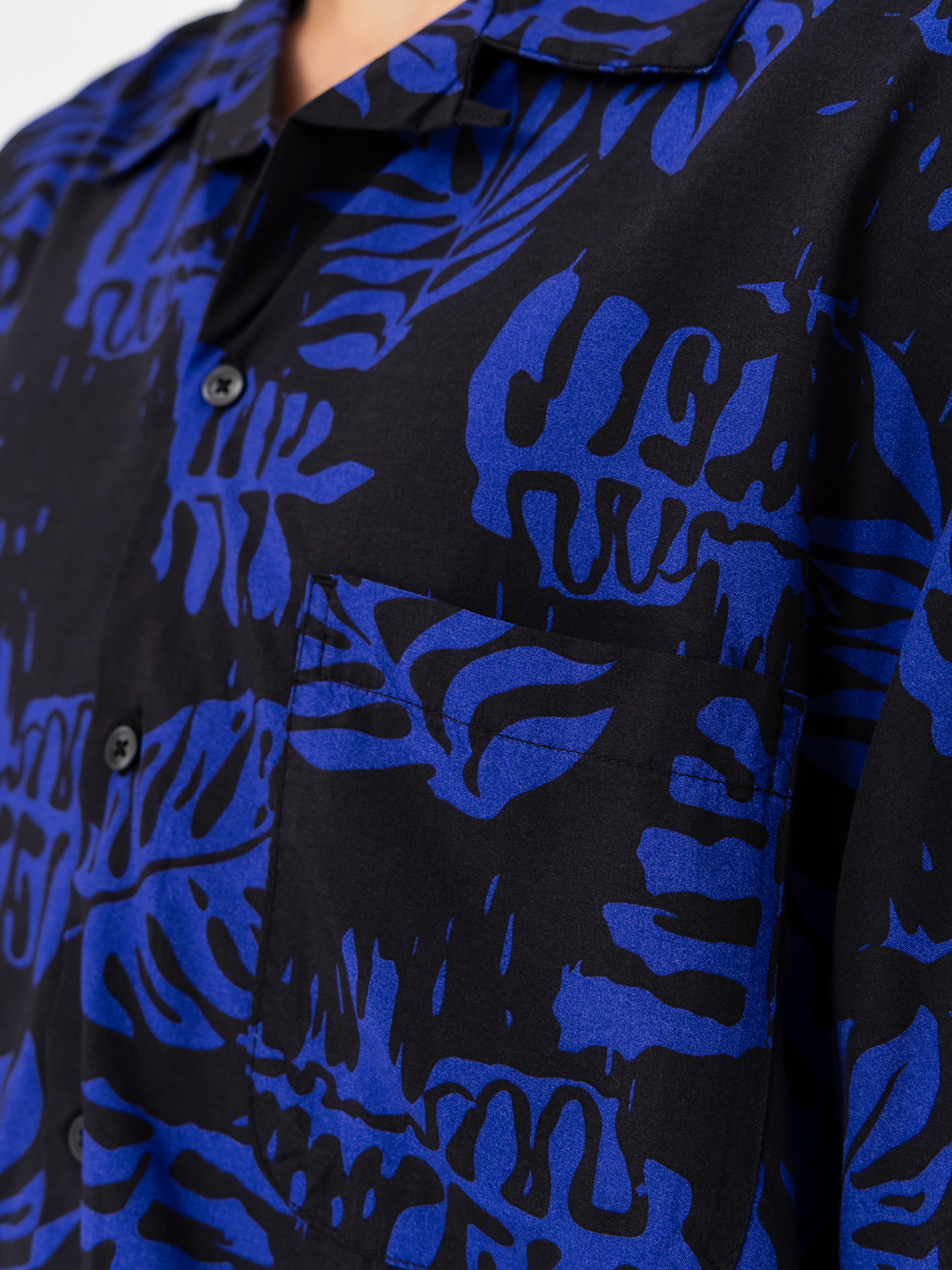 Cămașă Vans Van Doren Printed Camp (royal cobalt)