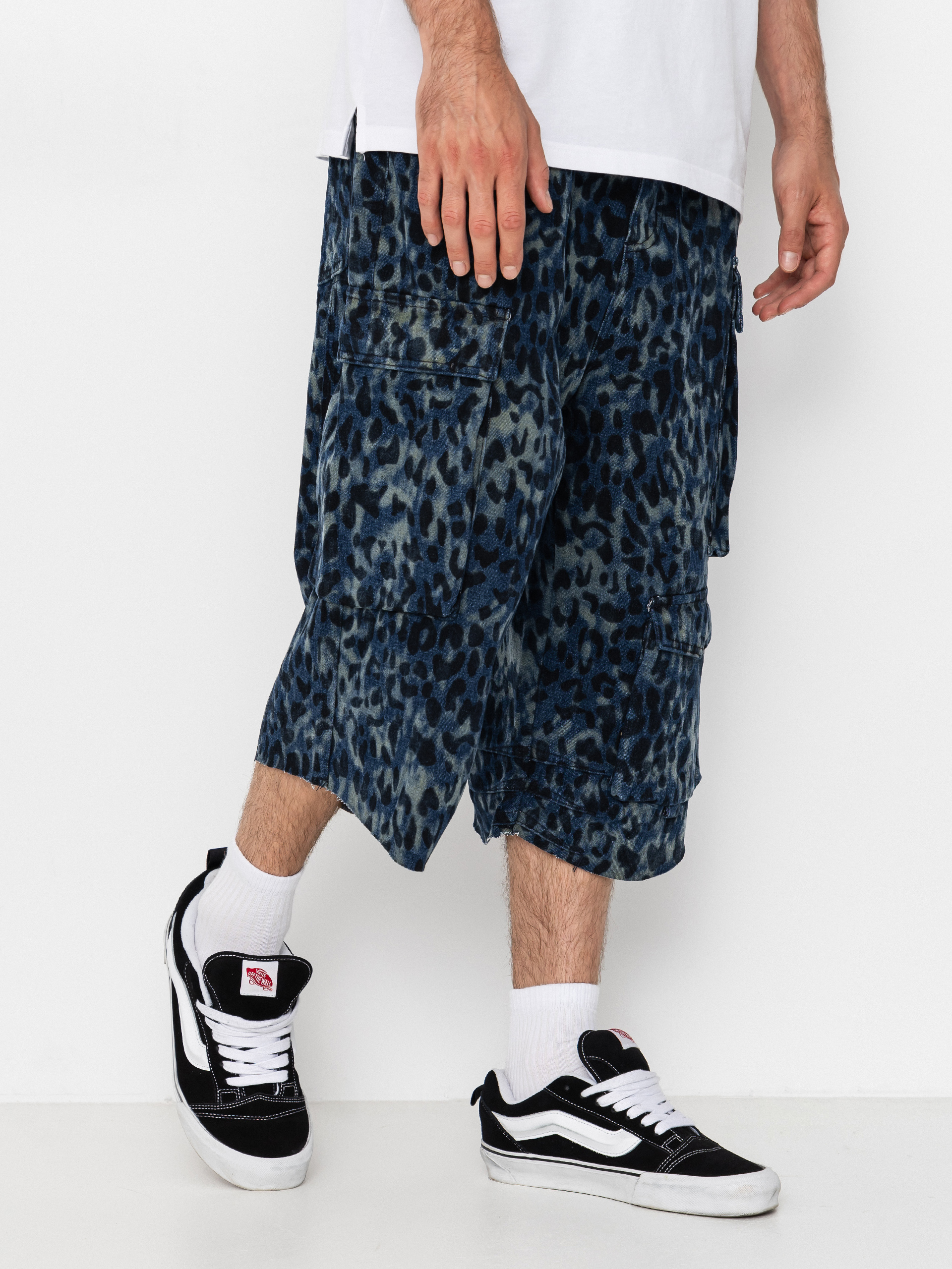 Pantaloni scurți Wasted Paris Cheetah Grant (blue camo)