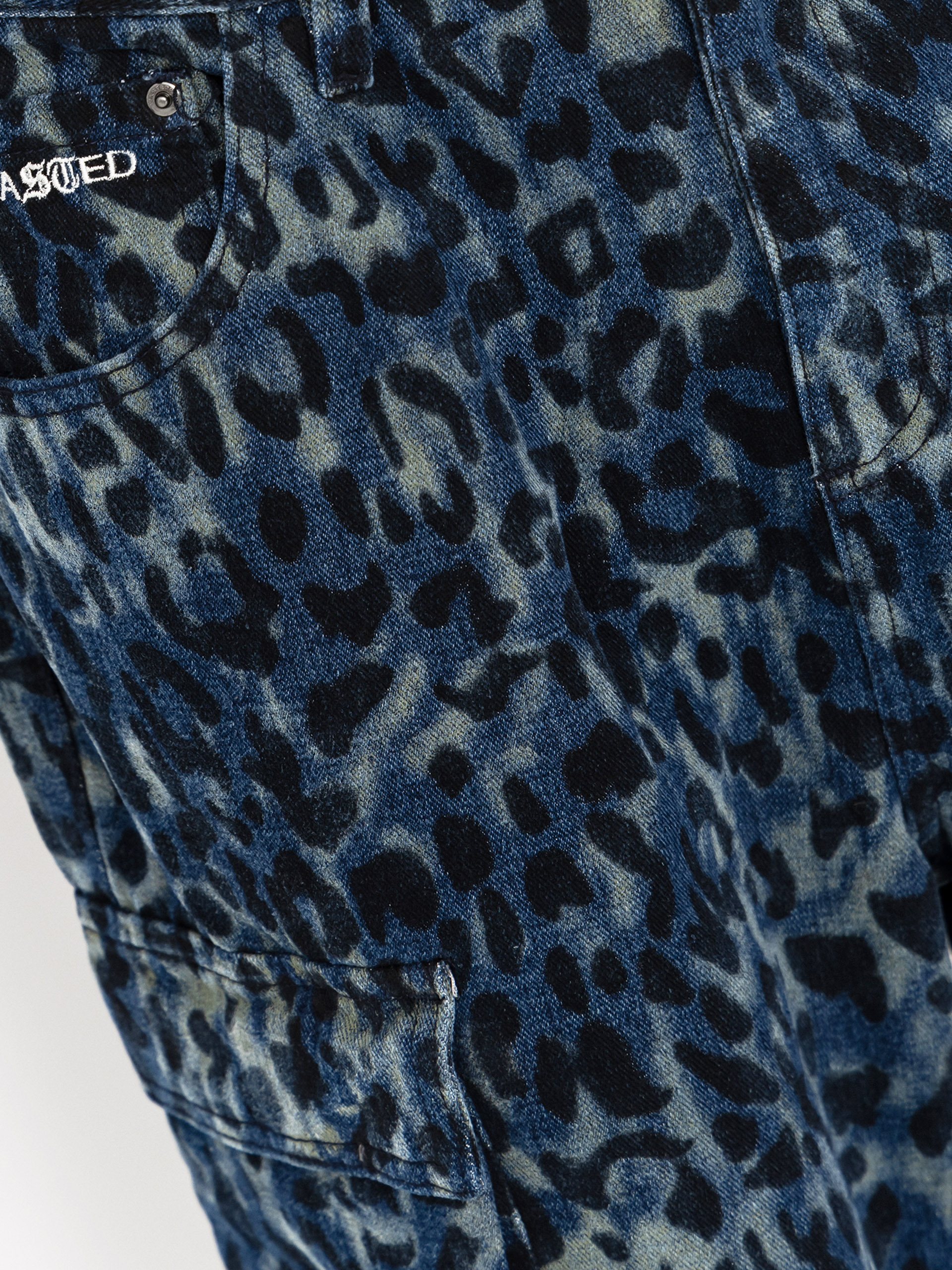 Pantaloni scurți Wasted Paris Cheetah Grant (blue camo)