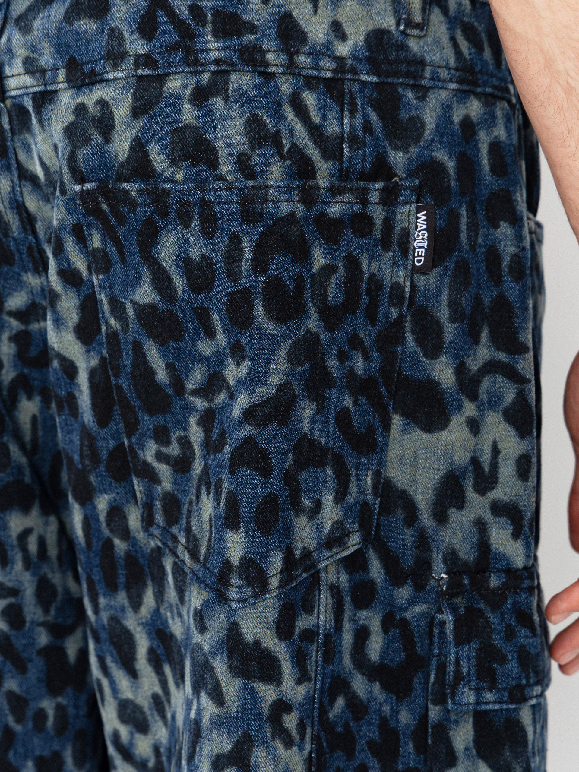 Pantaloni scurți Wasted Paris Cheetah Grant (blue camo)