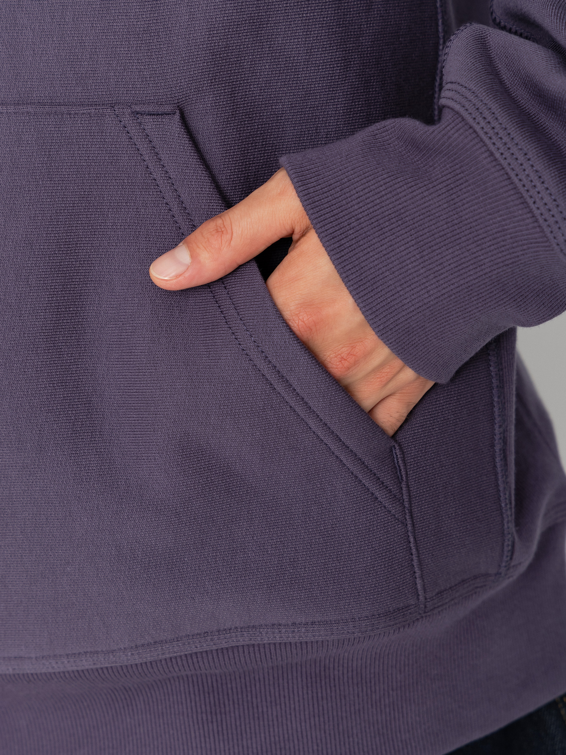 Hanorac cu glugă Carhartt WIP American Script HD (shady purple)