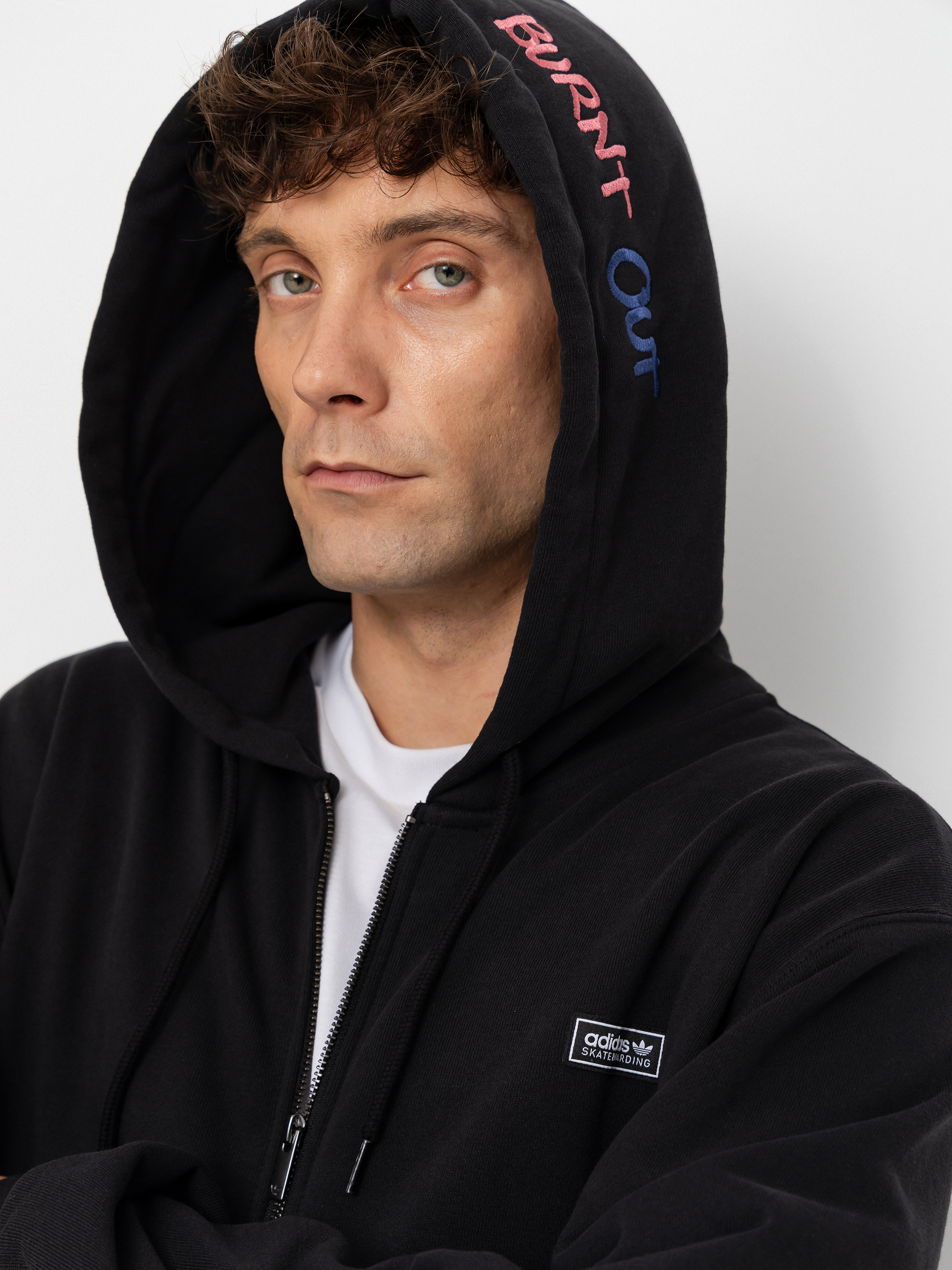 Hanorac cu glugă adidas Gonz Graph HD (black)