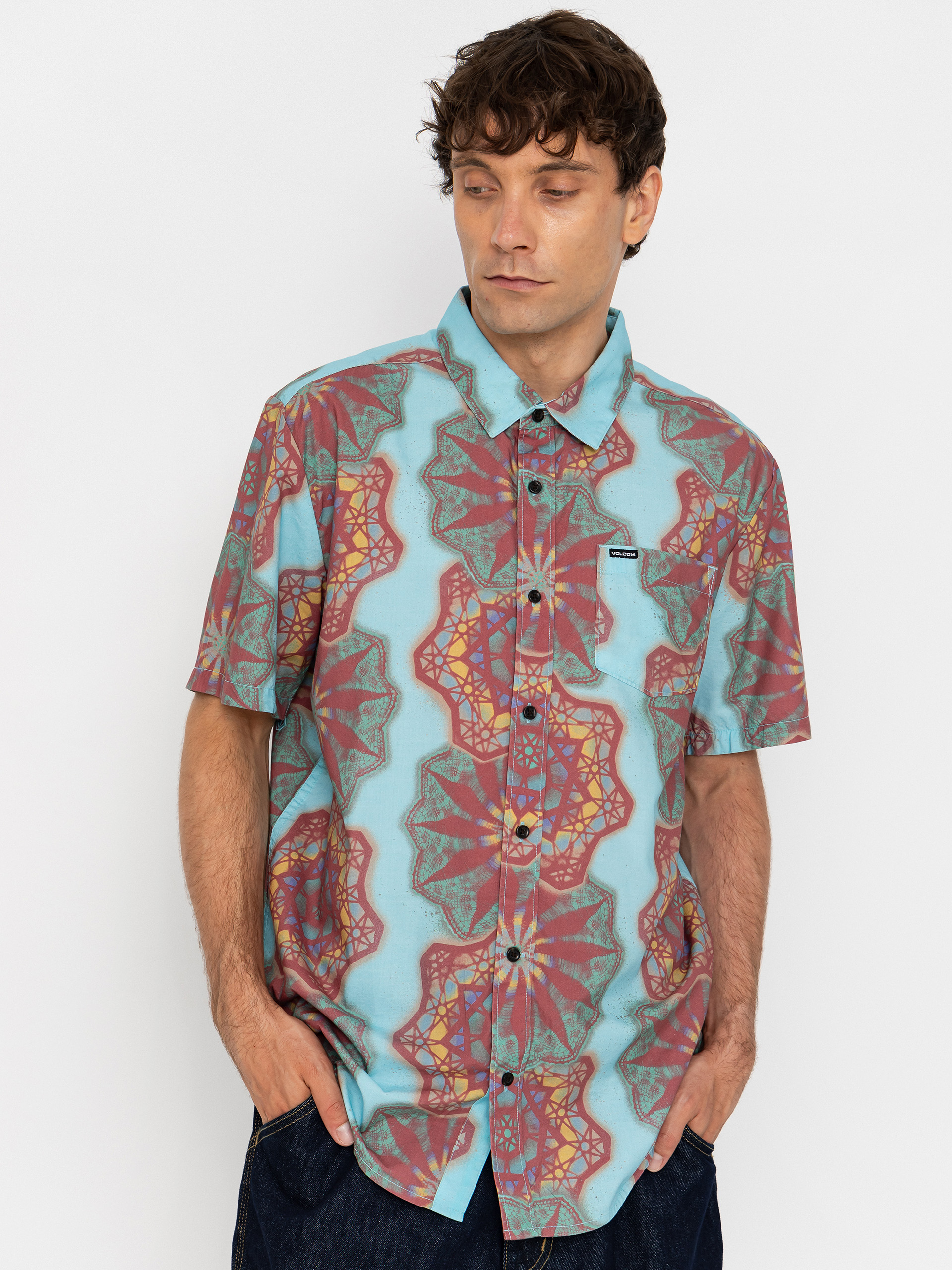 Cămașă Volcom Star Shields Fa (castlerock)