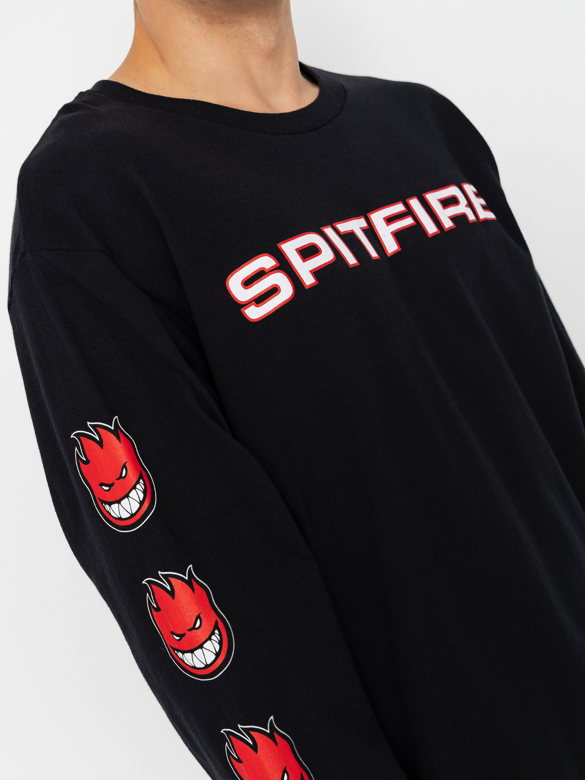 Longsleeve Spitfire Classic 87 Bighead Fill Sleeve (black w/red white black prints)
