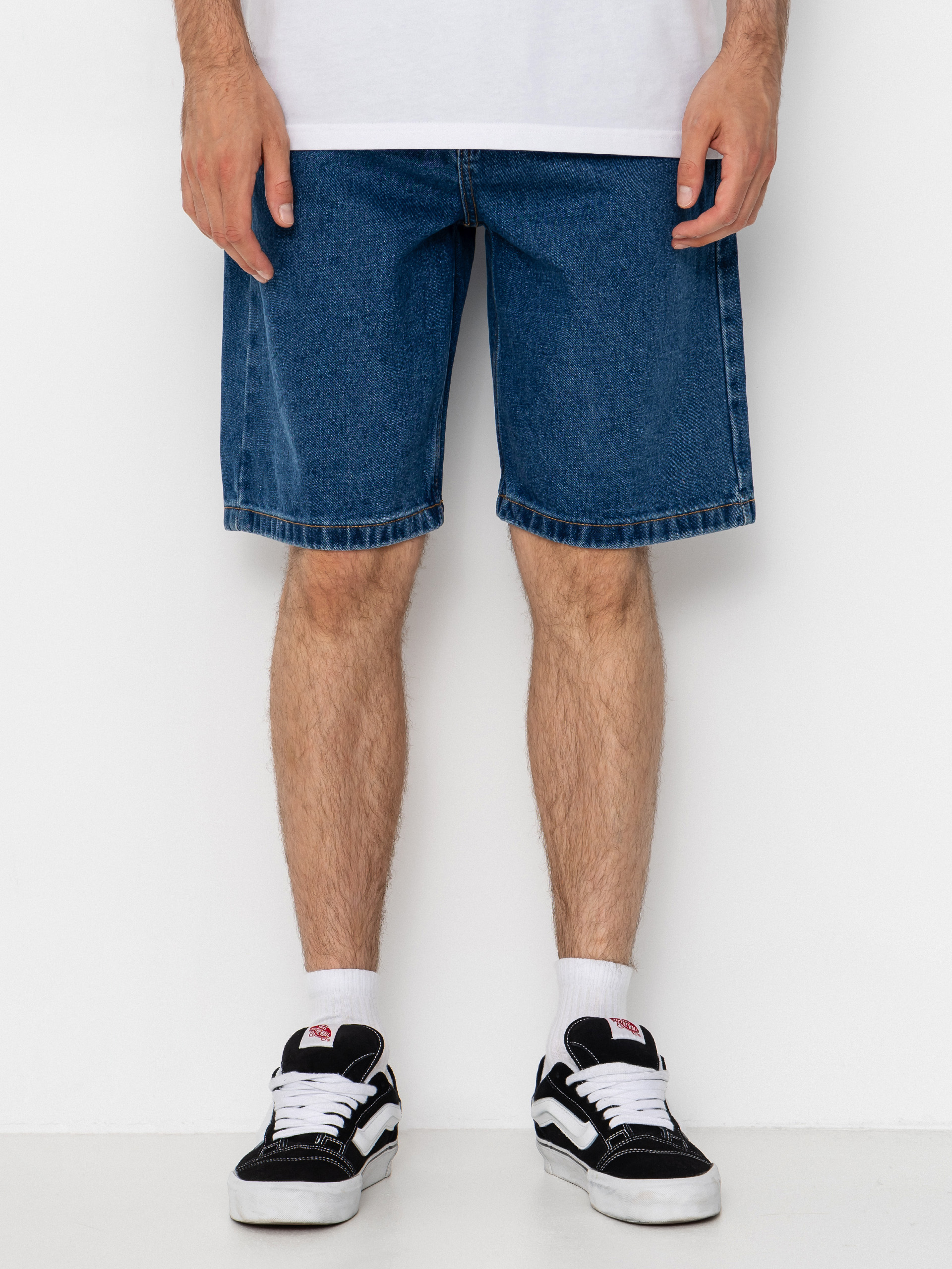 Pantaloni scurți Spitfire Bighead Fill Denim (medium stone wash)