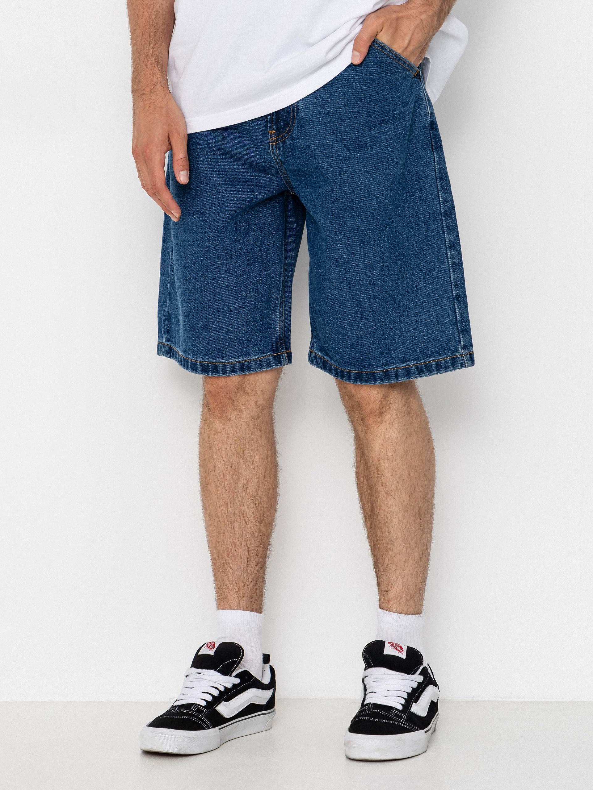 Pantaloni scurți Spitfire Bighead Fill Denim (medium stone wash)