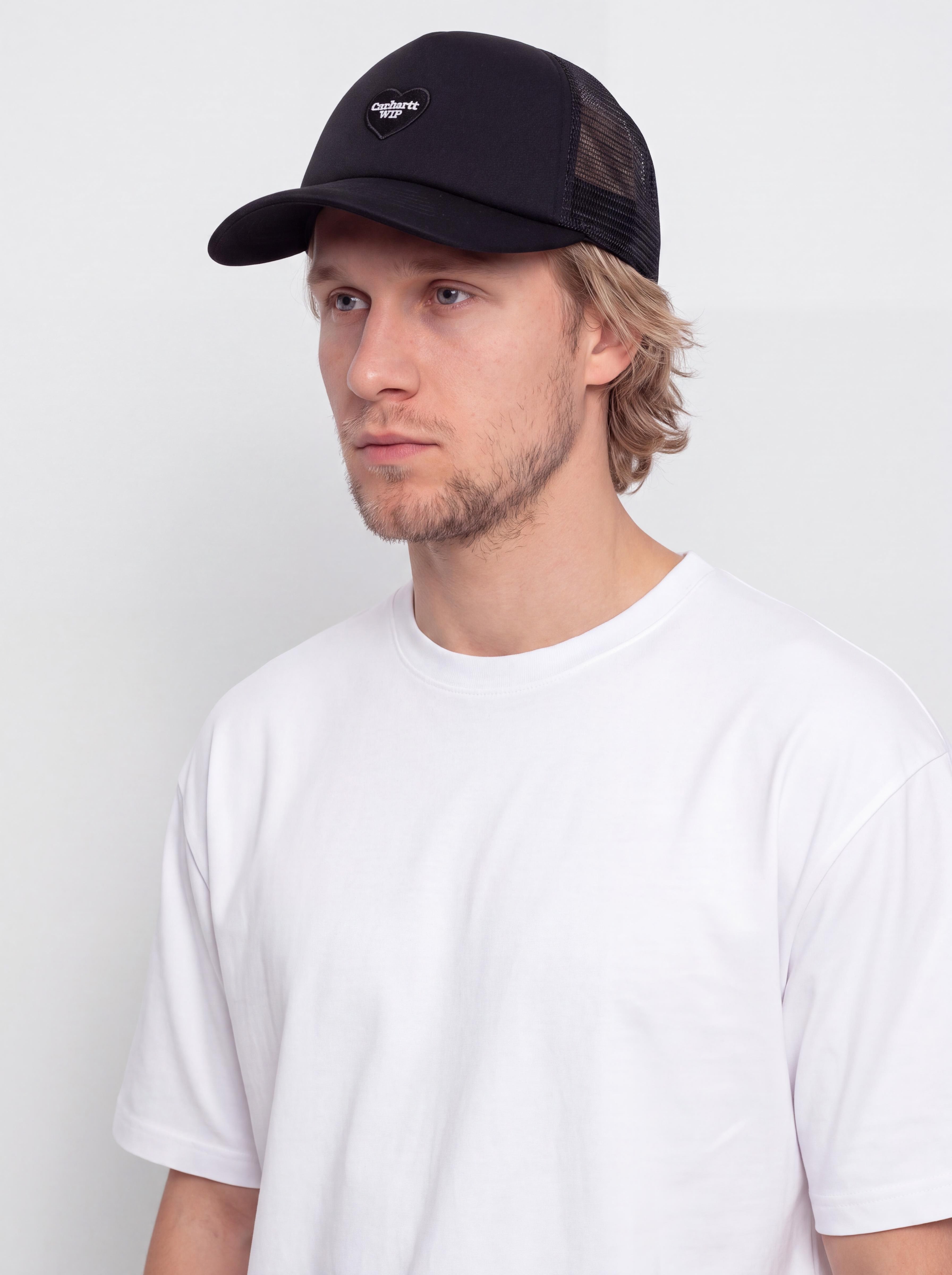 Șapcă Carhartt WIP Heart Patch Trucker (black)