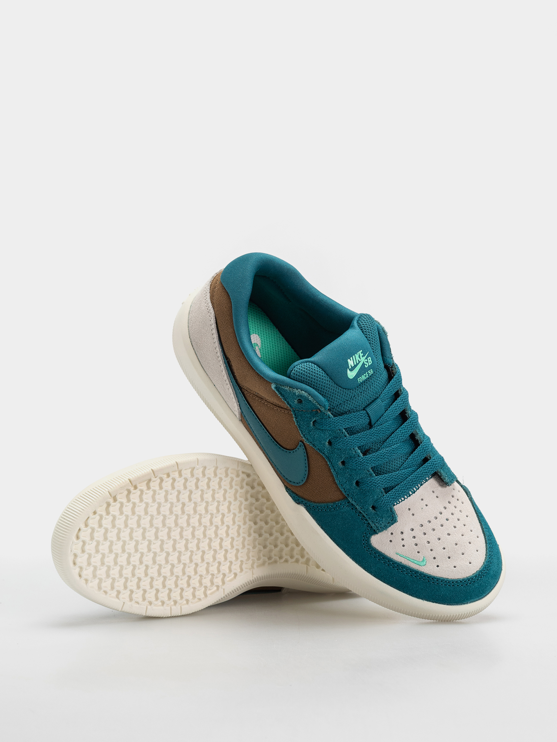 Pantofi Nike SB Force 58 (mosswood brown/geode teal lt orewood brn)