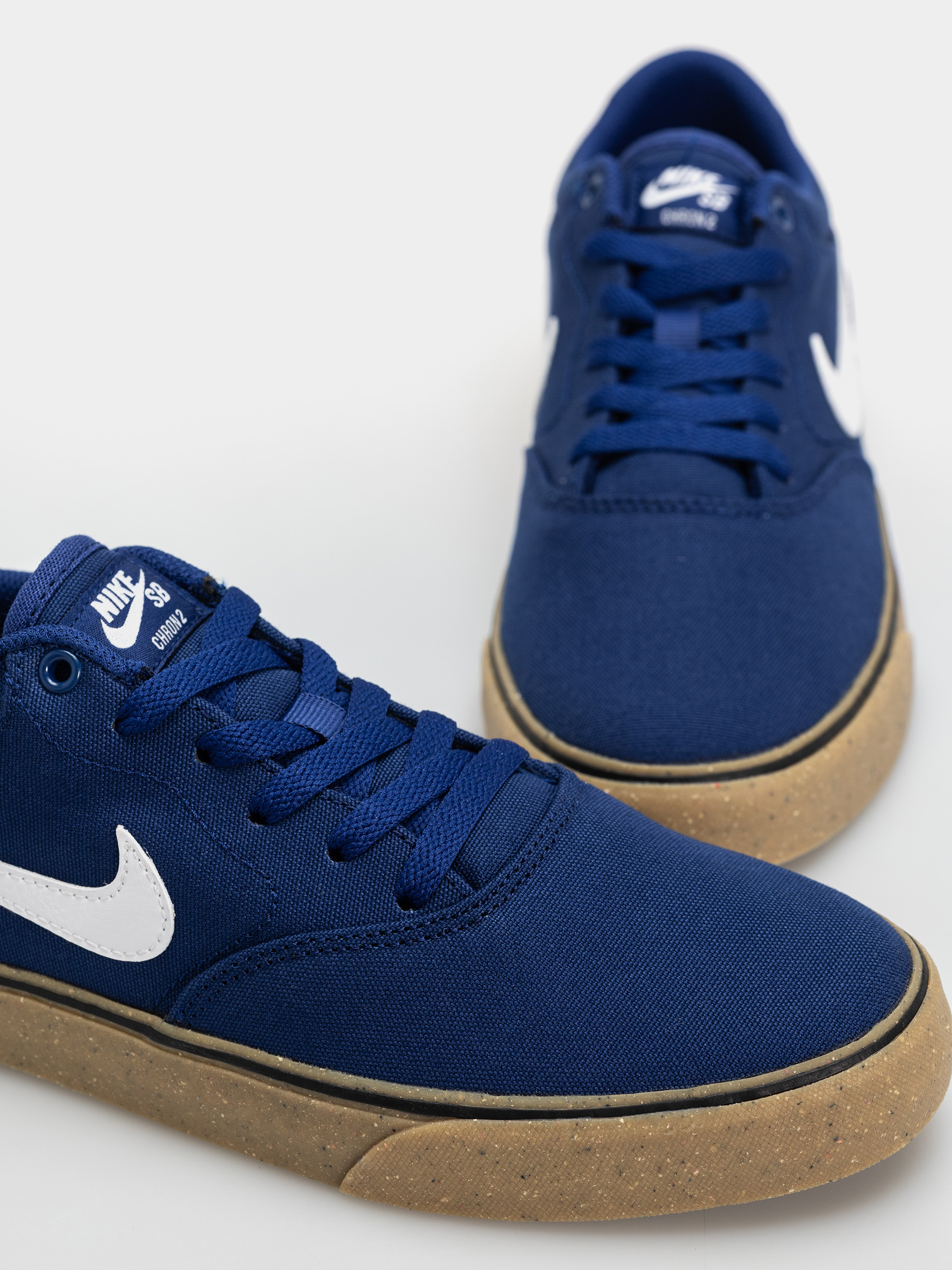Pantofi Nike SB Chron 2 Canvas (deep royal blue/white deep royal blue)