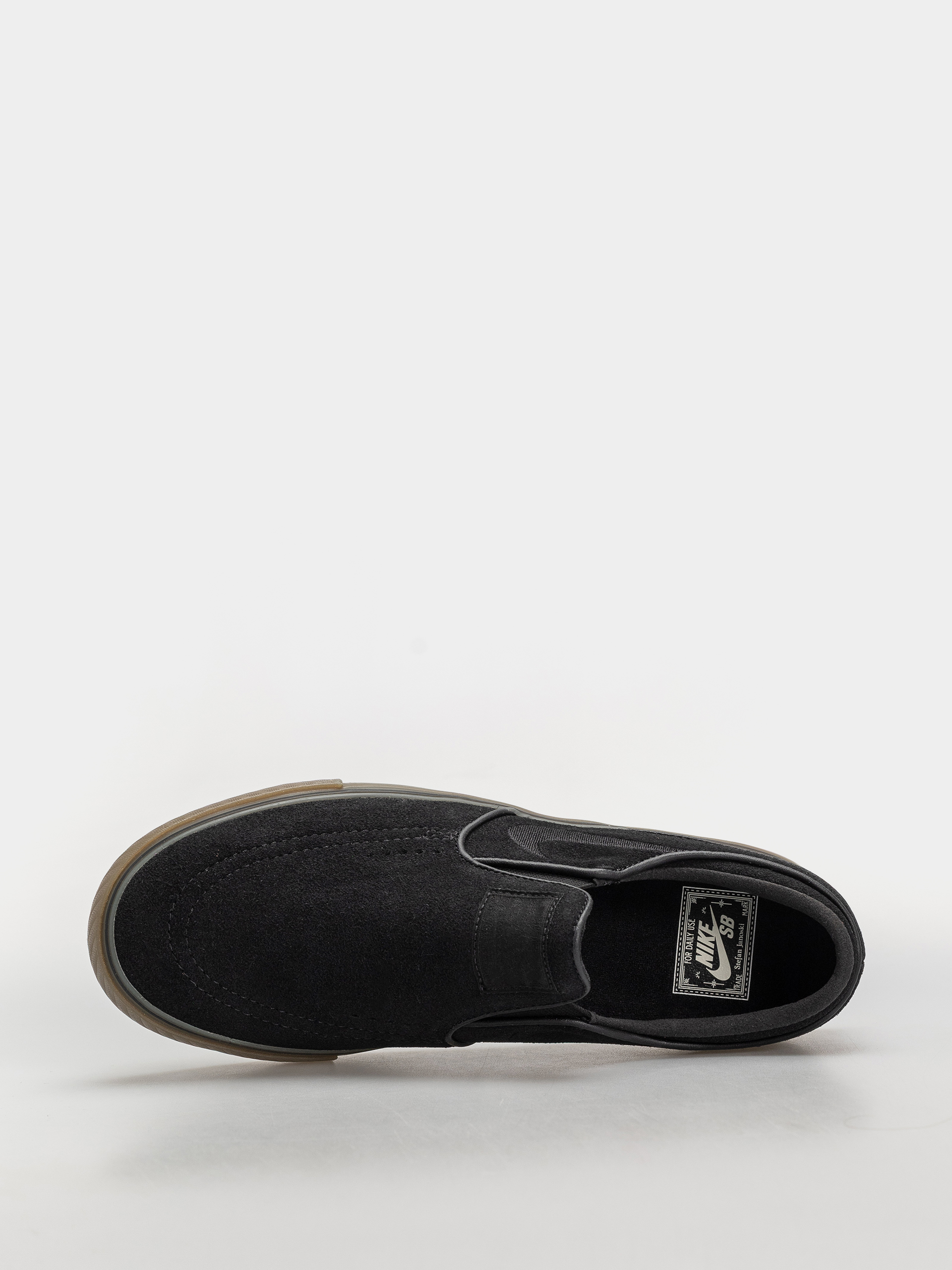 Pantofi Nike SB Janoski+ Slip (black/black black gum light brown)