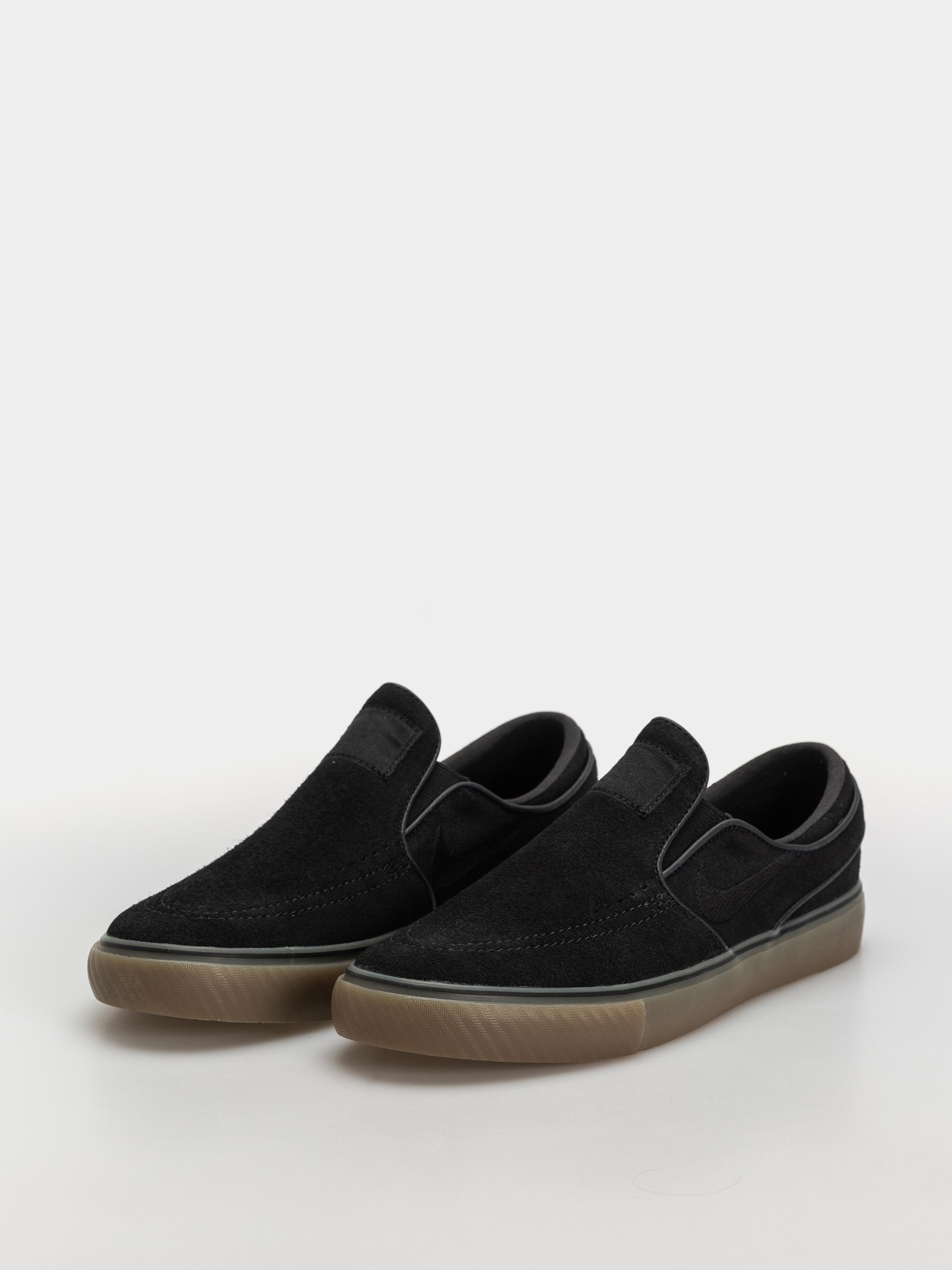 Pantofi Nike SB Janoski+ Slip (black/black black gum light brown)